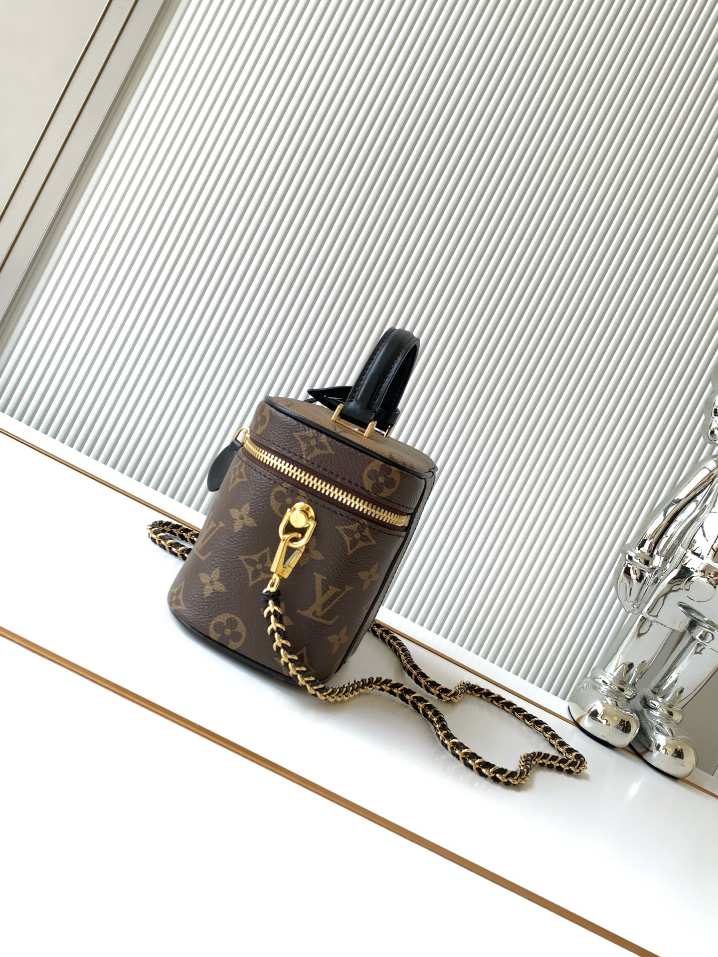 [TOP] Louis Vuitton LV Monogram Vanity Bag 19*13*11 cm - Brown - 711 Luxury