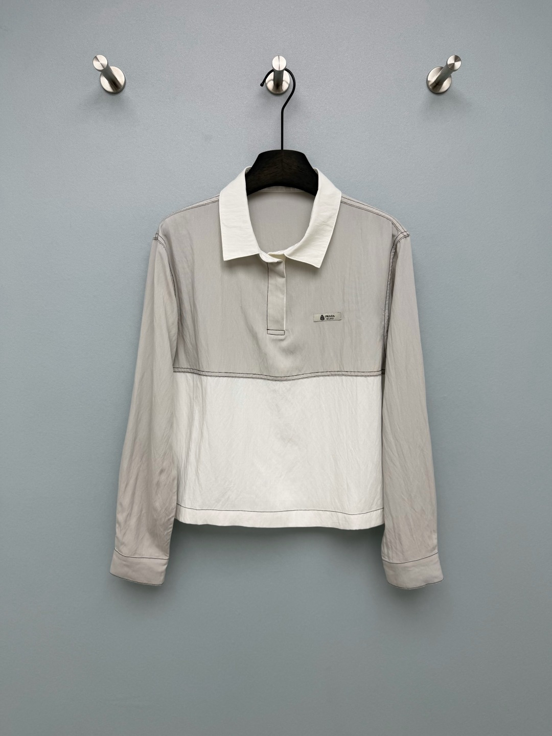 [TOP] PRADA  Polo Shirt - White - 711 Luxury