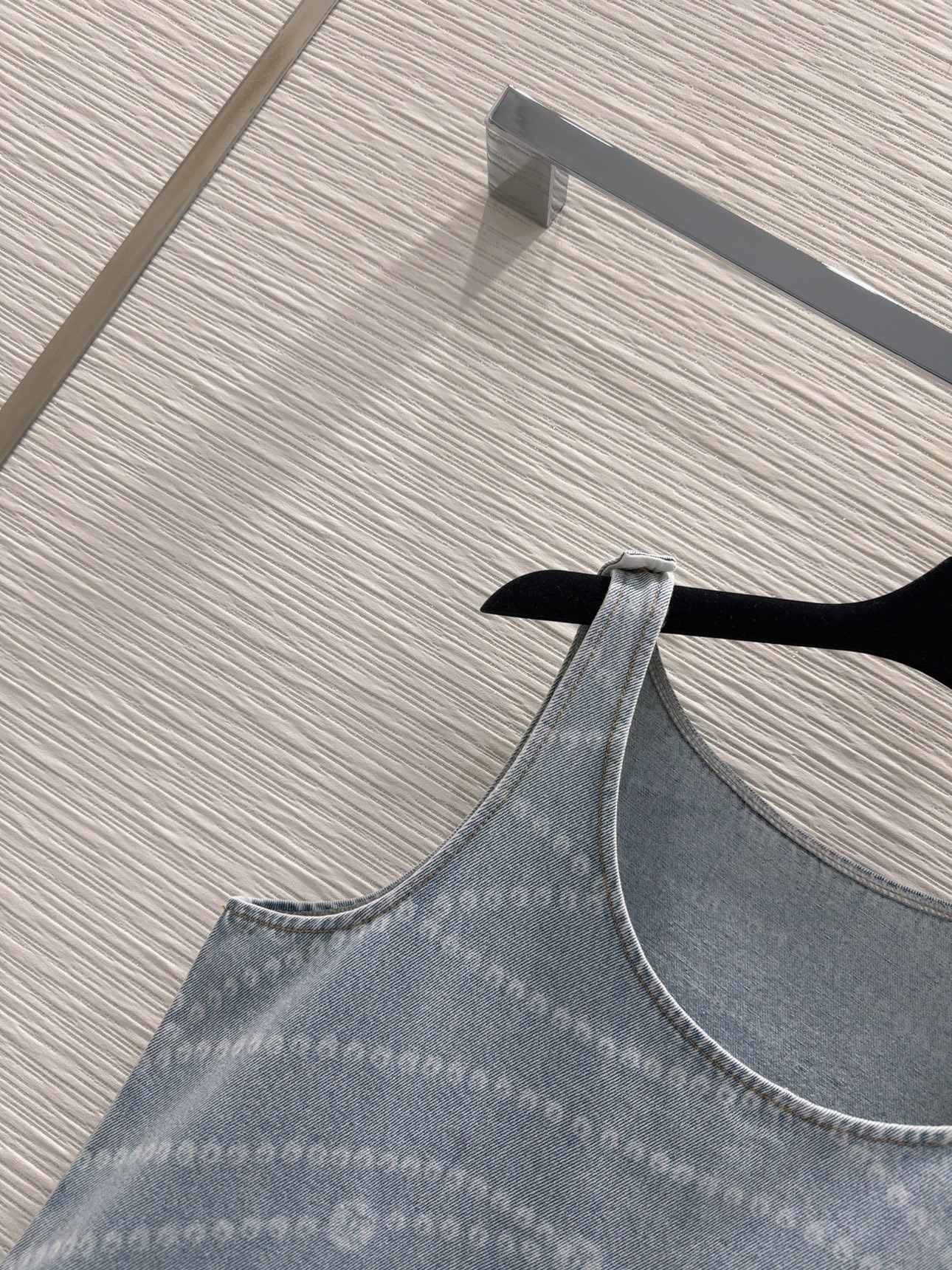 [TOP] CHANEL  Denim Vest Dress - Blue