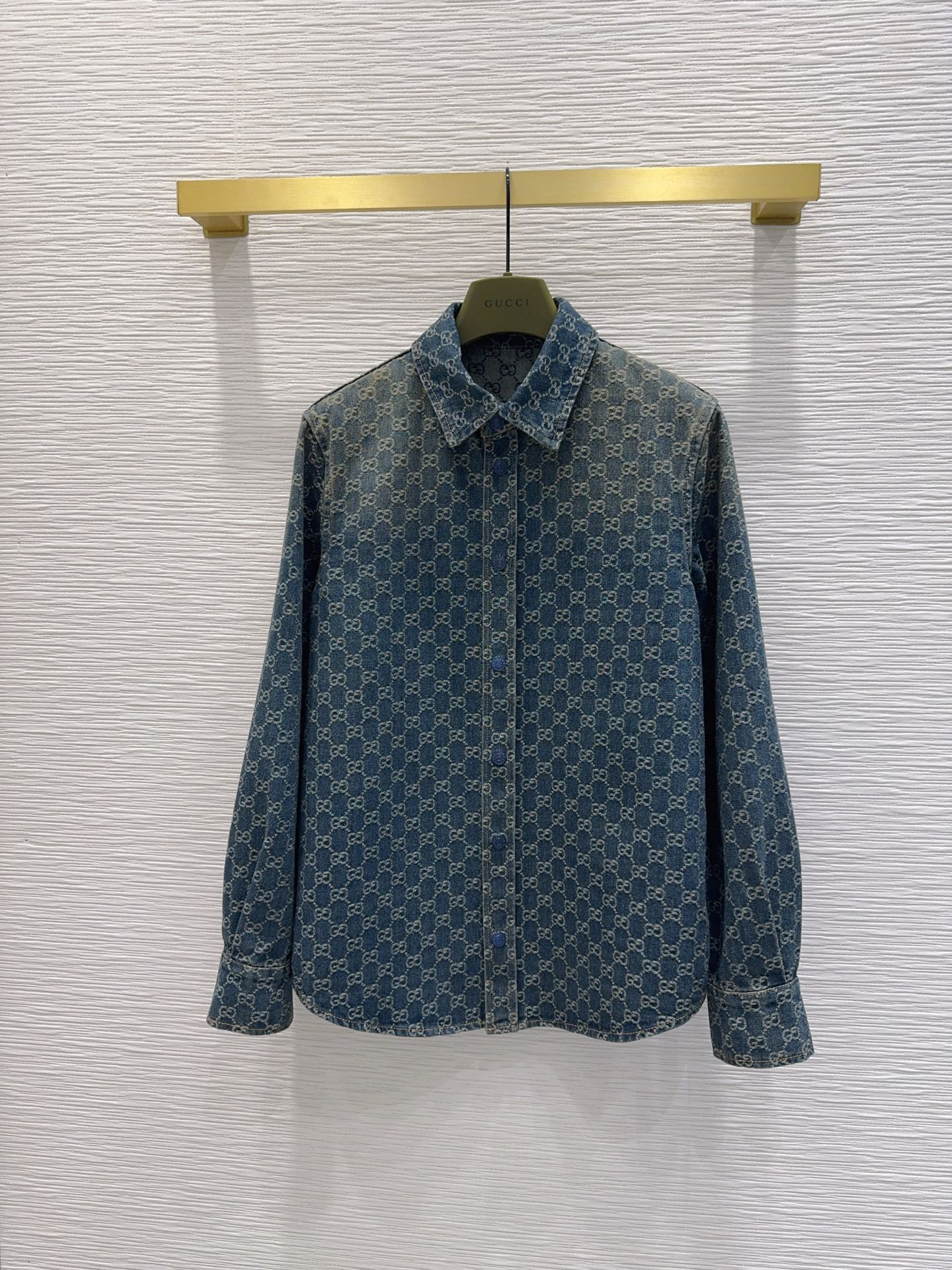 [TOP] GUCCI Denim Shirt - Blue
