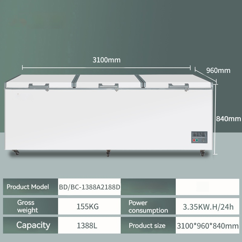 1388L 3.1m freezer--2.49CBM