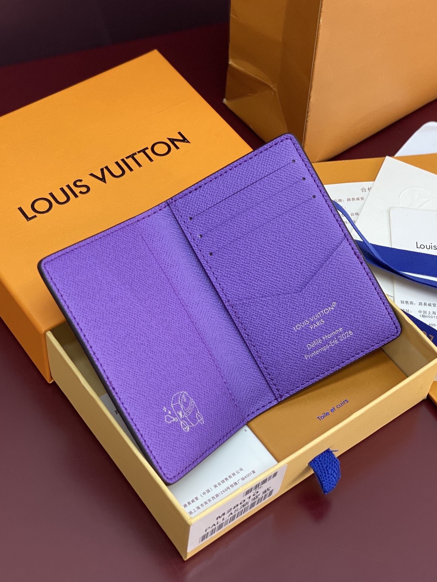 [TOP] Louis Vuitton LV Card Holder Pigment Gradient 11x1x7.5cm - 3 Color