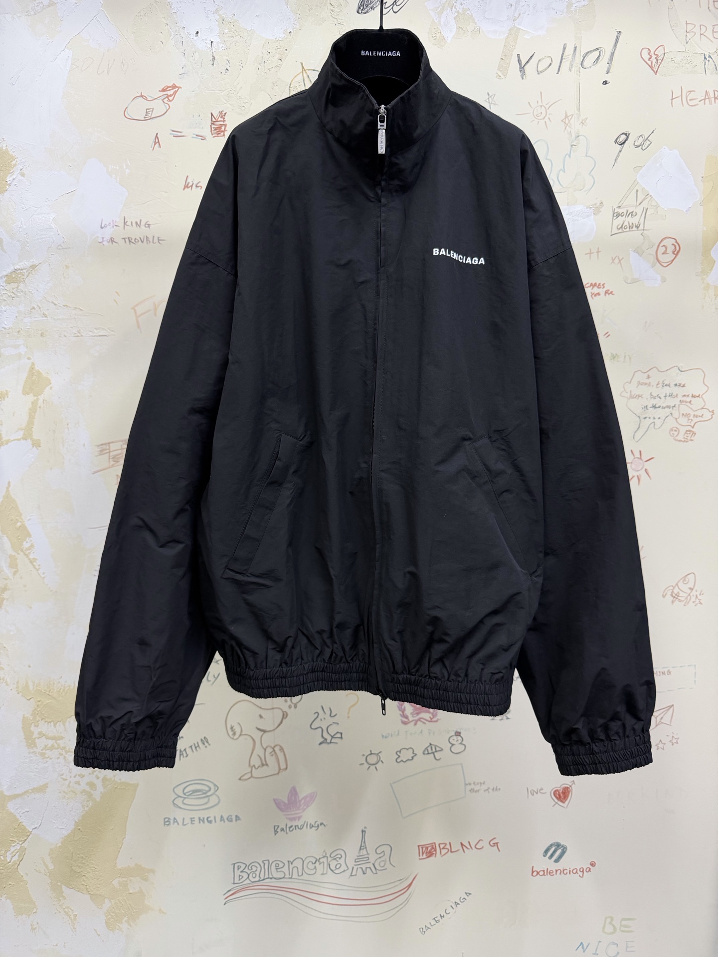 Balenciaga Stretch Poly Tracksuit Jacket Pants #334968