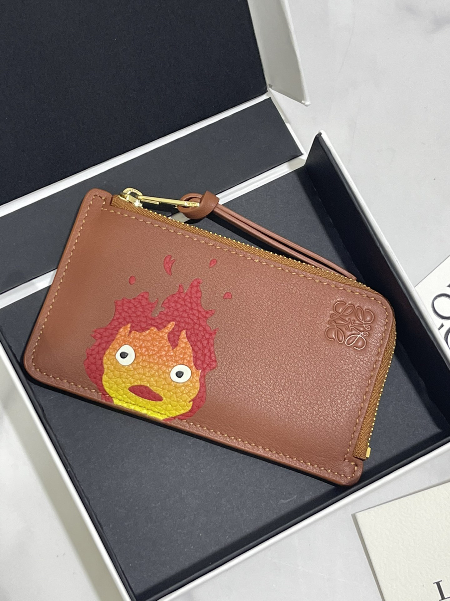 [TOP] LOEWE Card Holder 13*7.5cm - Brown - 711 Luxury