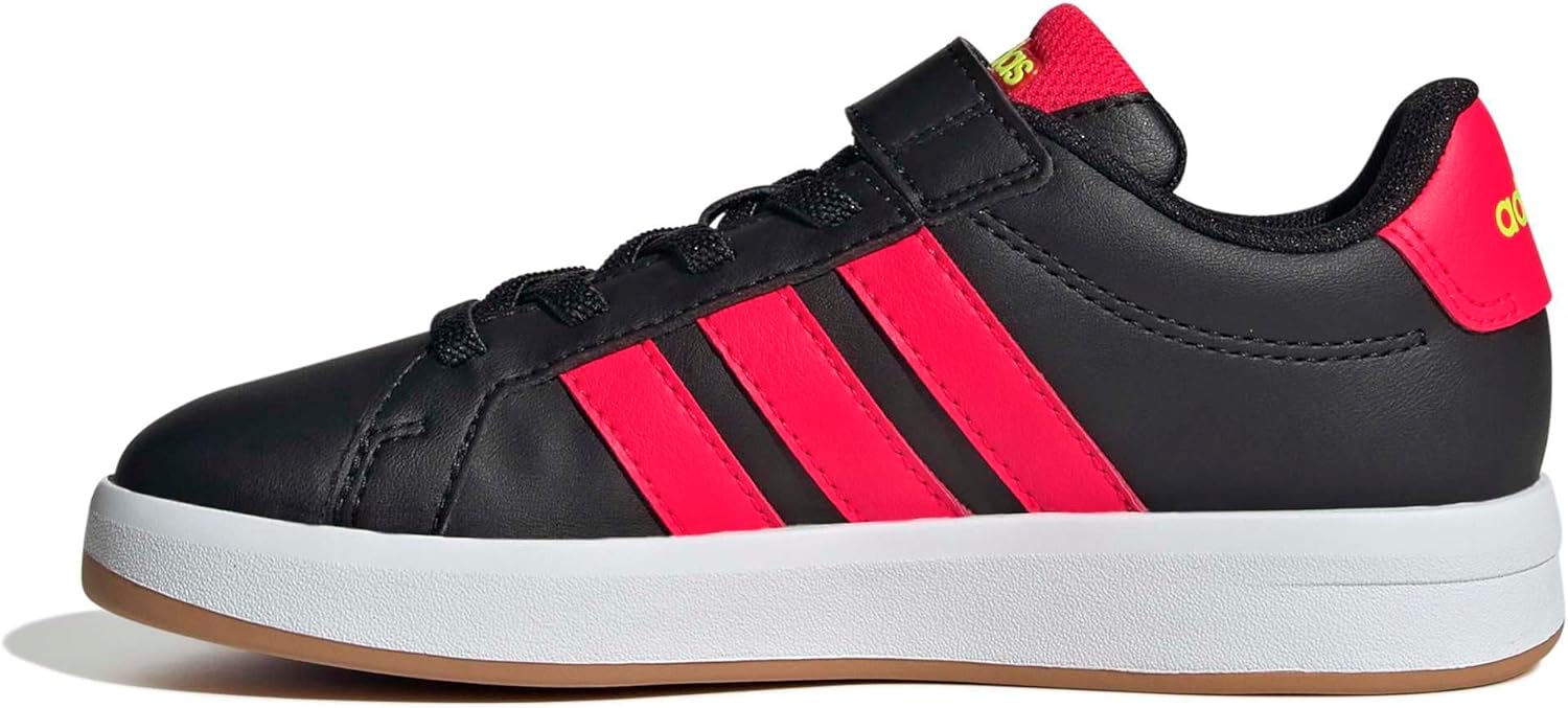 adidas Baby-Boys Grand Court 3.0 Elastic Lace & Strap