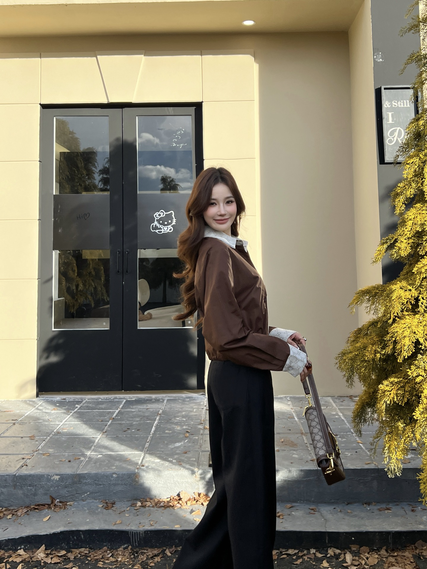 [TOP] GUCCI Shirt - Brown