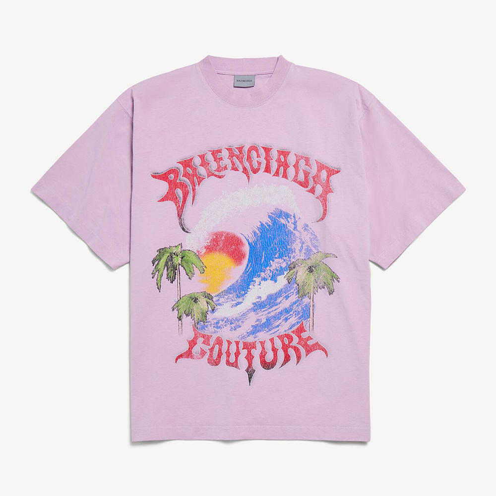 Balenciaga Vintage Surfer Oversized T-shirt #381828