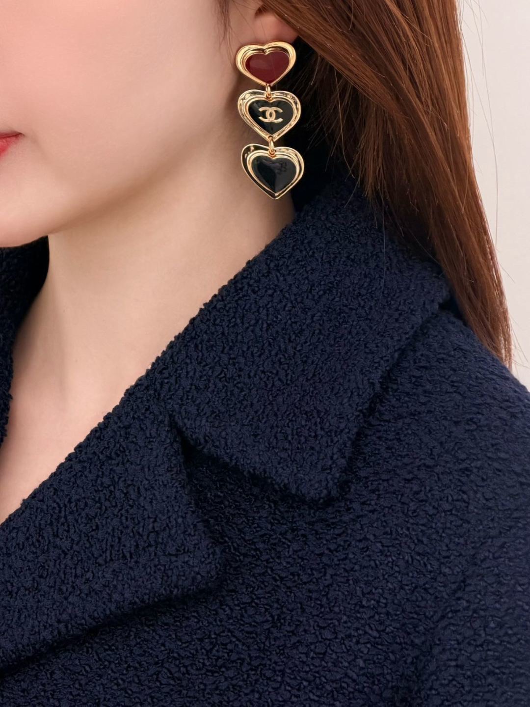 [TOP] CHANEL Earrings - Gold