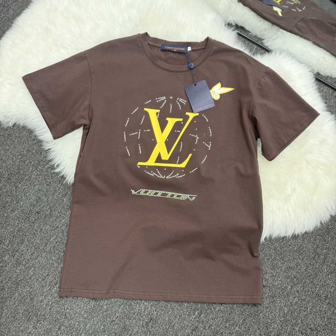 [TOP] Louis Vuitton LV T-shirt - Brown