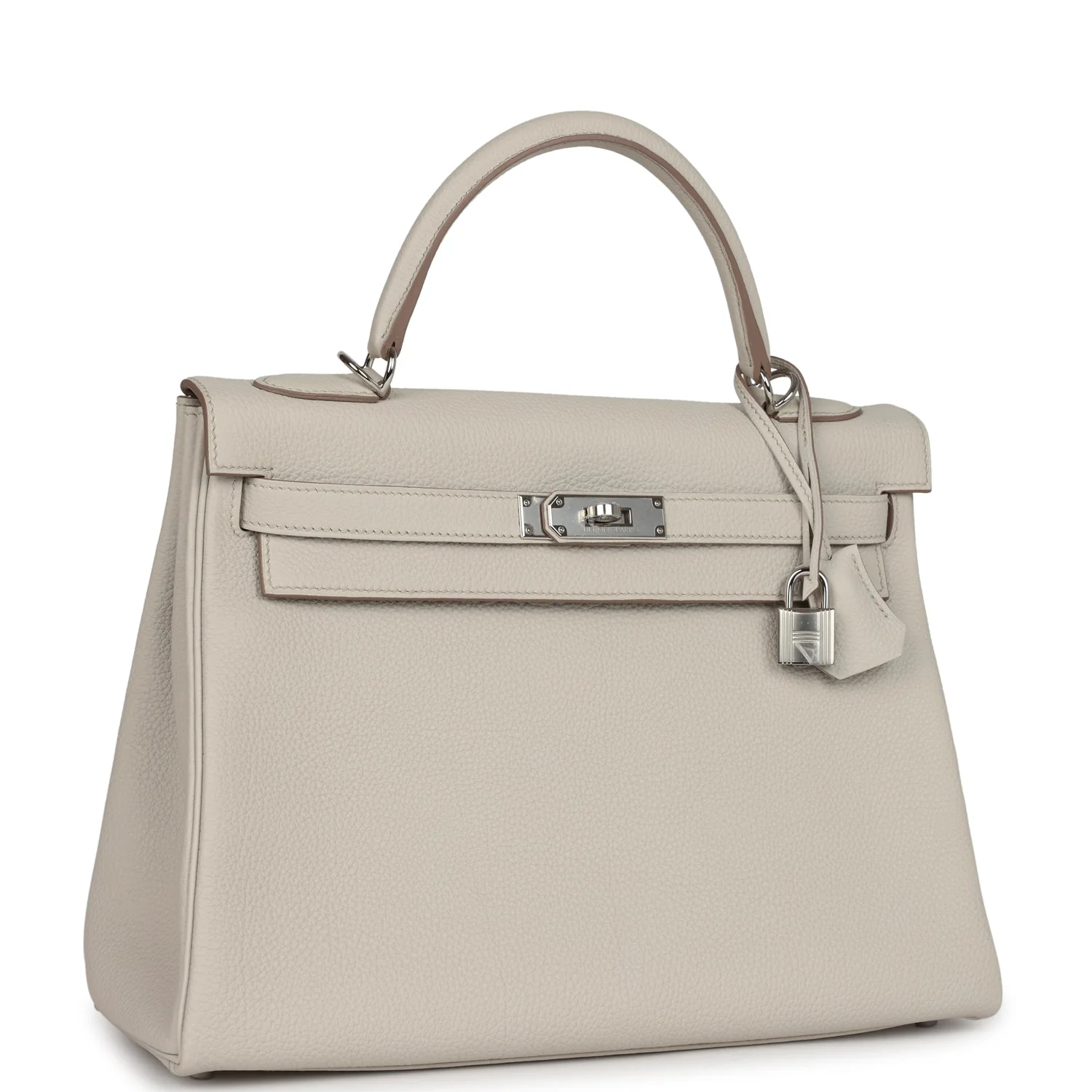 Hermes Kelly Retourne 3 Beton Togo Palladium Hardware