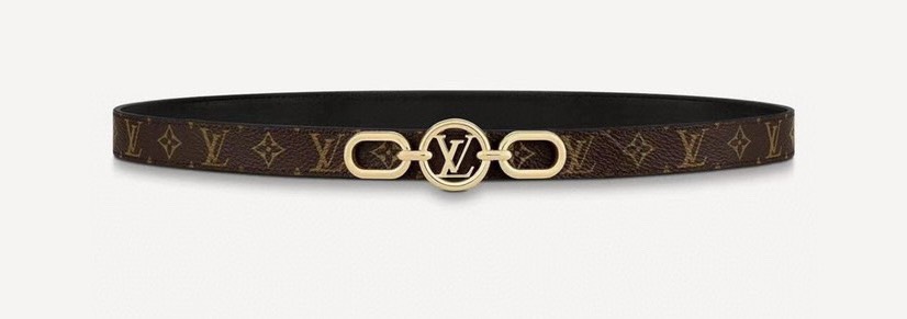 [TOP] Louis Vuitton LV Belt Calfskin 2cm - Brown - 711 Luxury