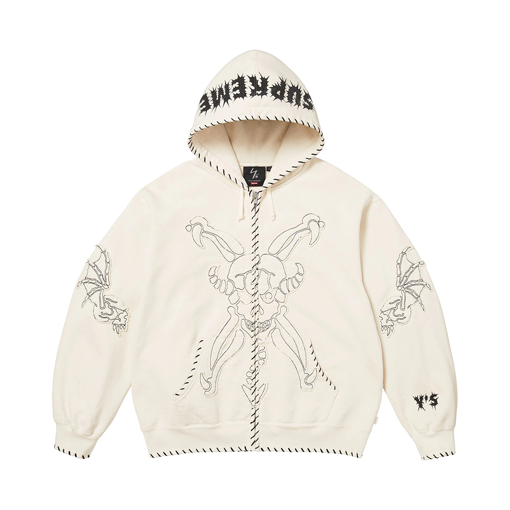 Designer Clothing Supreme Y's Zip Up Hooded Sweatshirt View 2 | Nigo Office