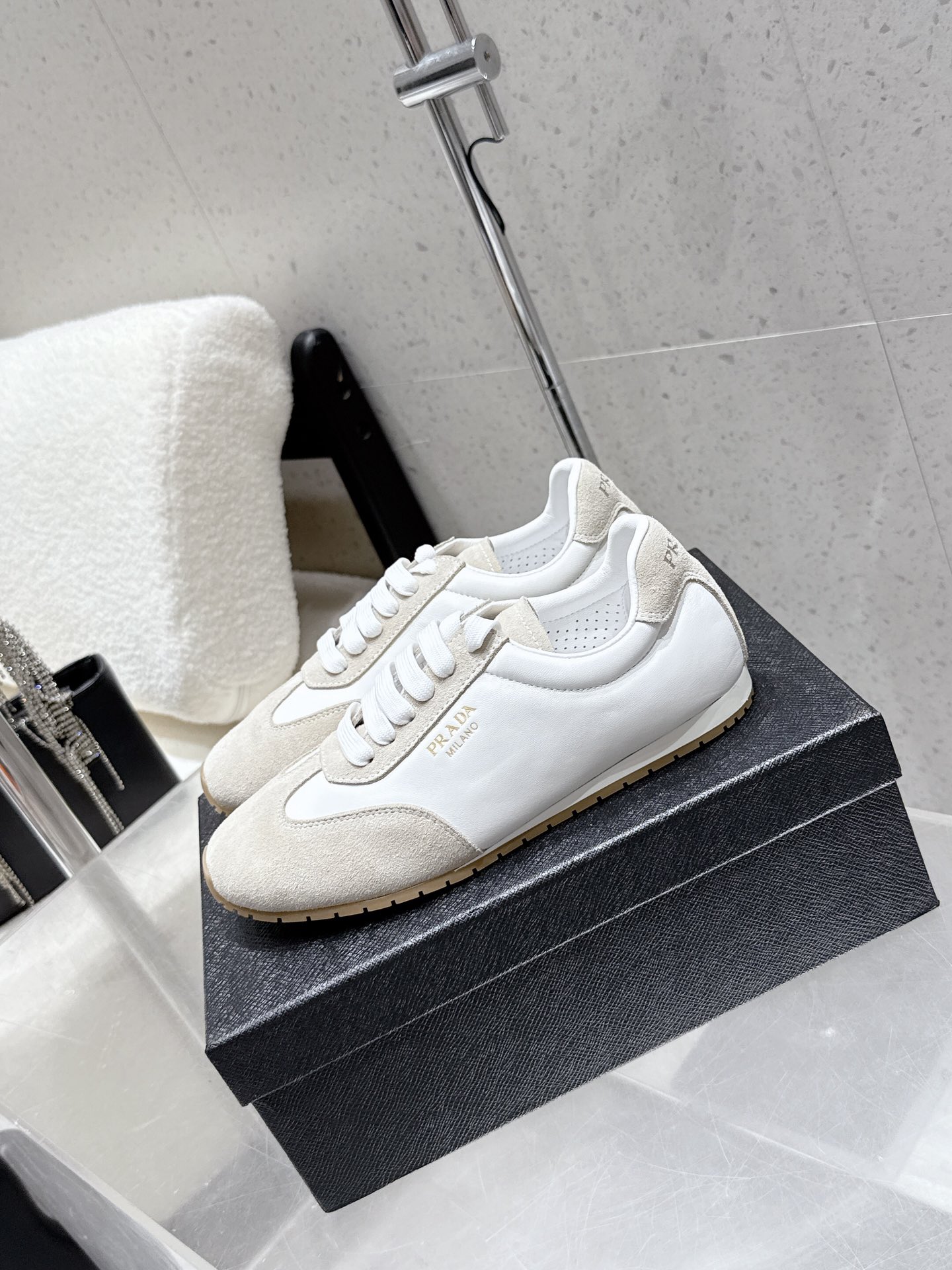 [TOP] PRADA Casual Shoes - Beige - 711 Luxury