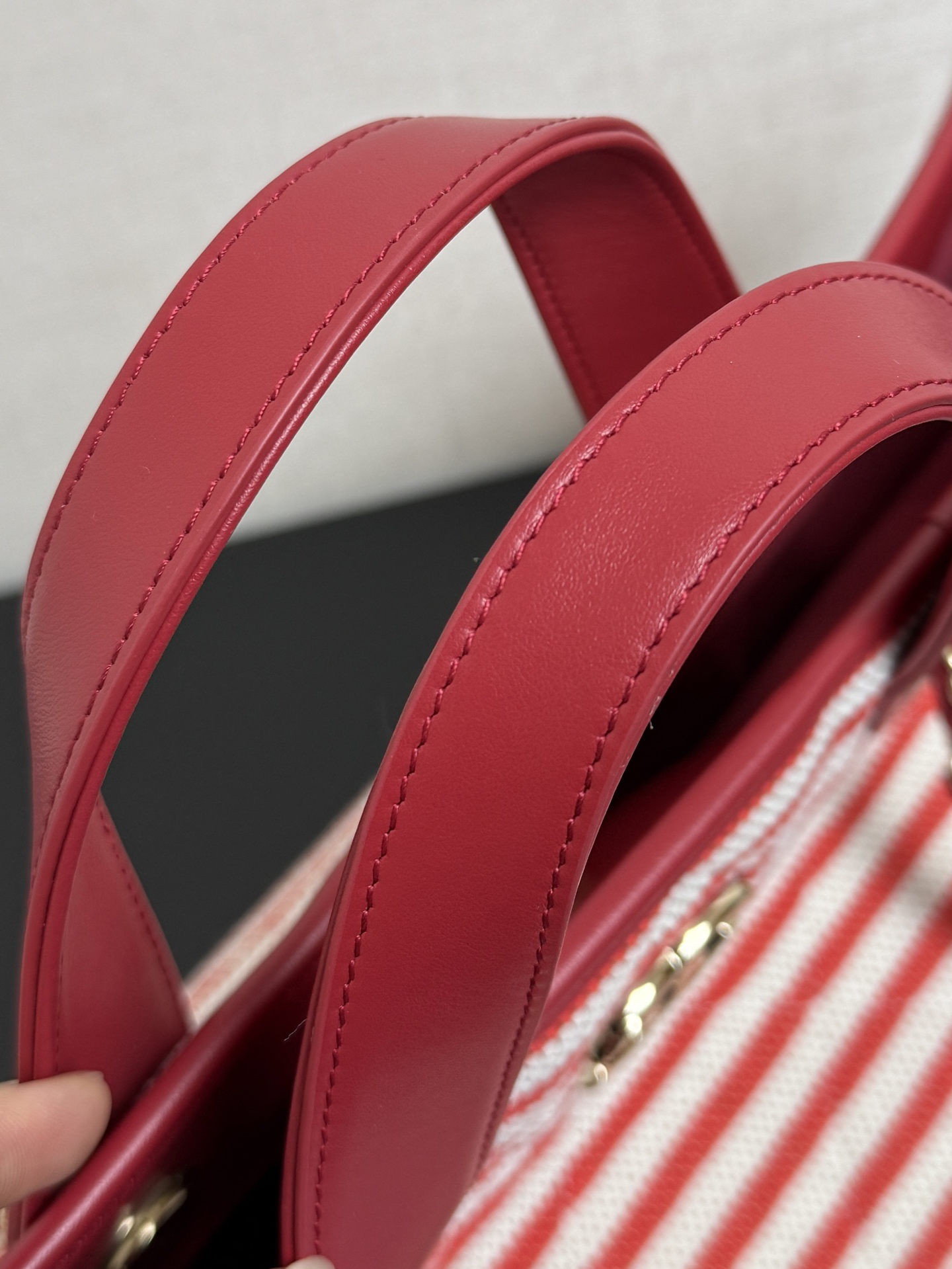 [TOP] CHANEL Beach Shopping Bag 46x25x13cm - Red