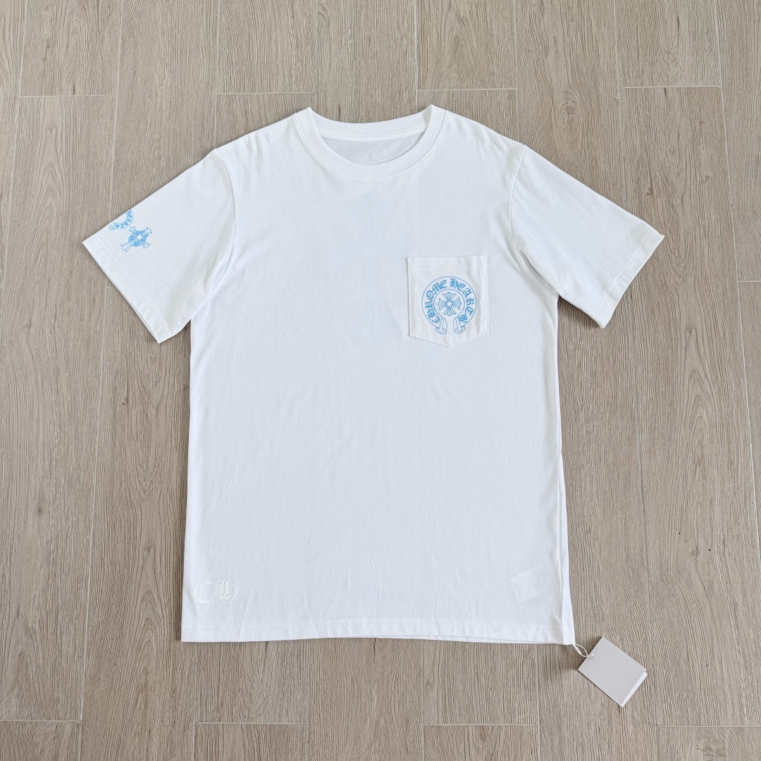 Chrome Hearts blue Accessory Chrome Hearts Blue Cross Short Sleeves #382232 | Nigo Office