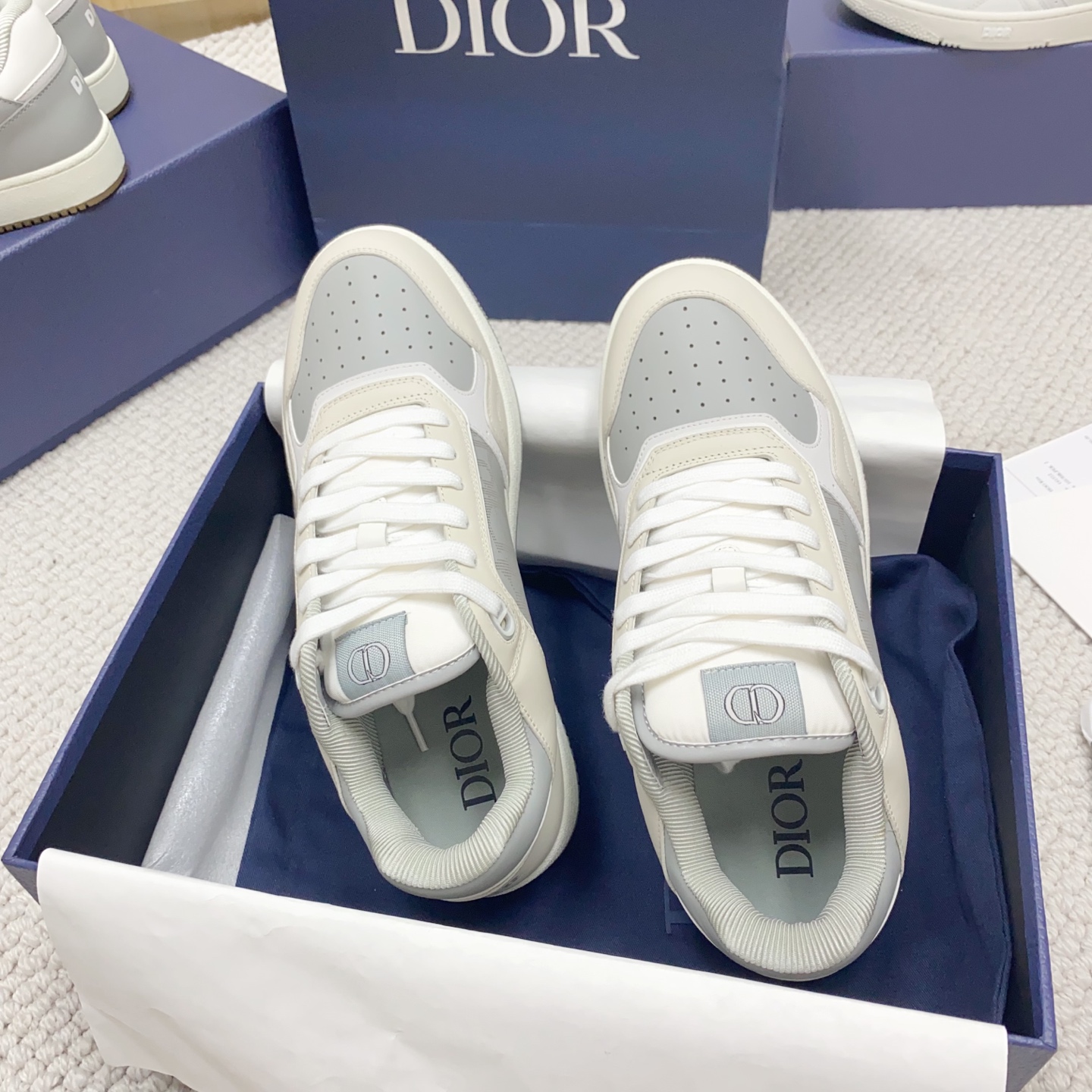[TOP] Christian Dior Men's Sneakers - Grey