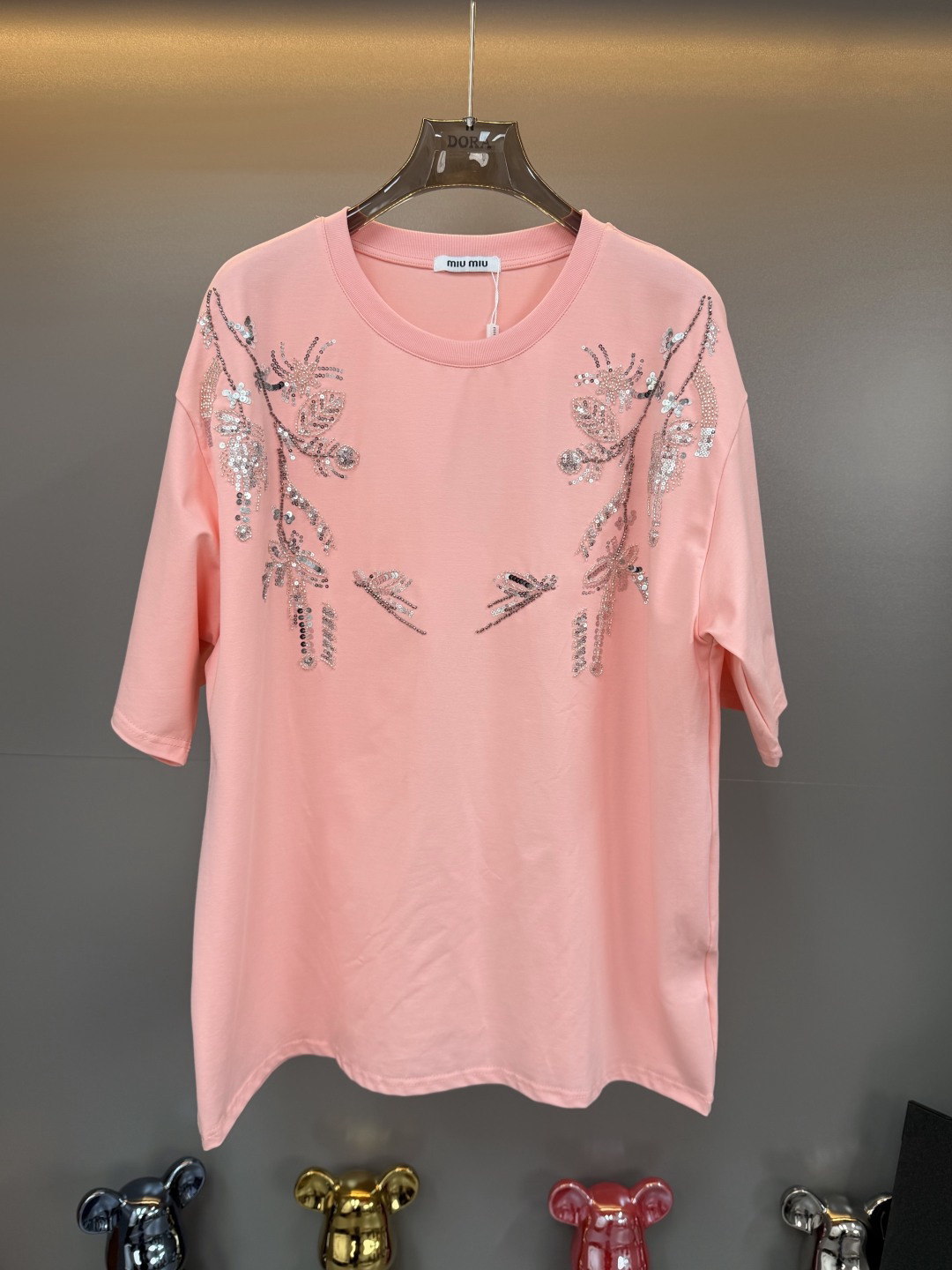 [TOP] Miu Miu T-Shirt - Pink