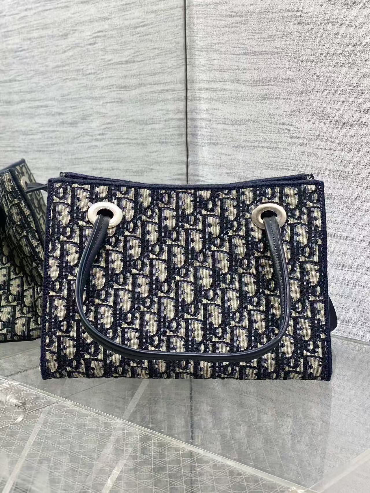 [TOP] Christian Dior Promenade Bag  27 x 19 x 13.5cm - Blue - 711 Luxury