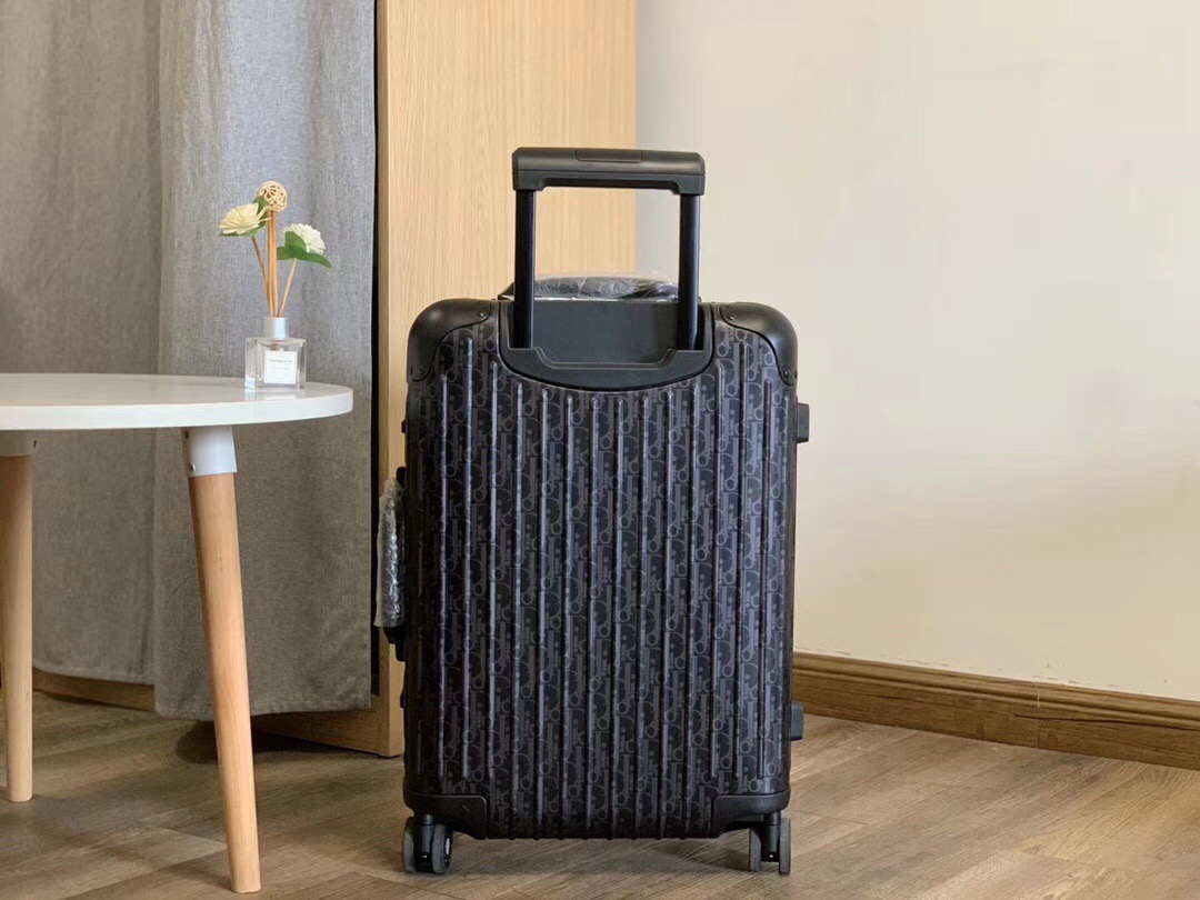[TOP] Christian Dior Luggage Box 38-22-55cm - Black - 711 Luxury