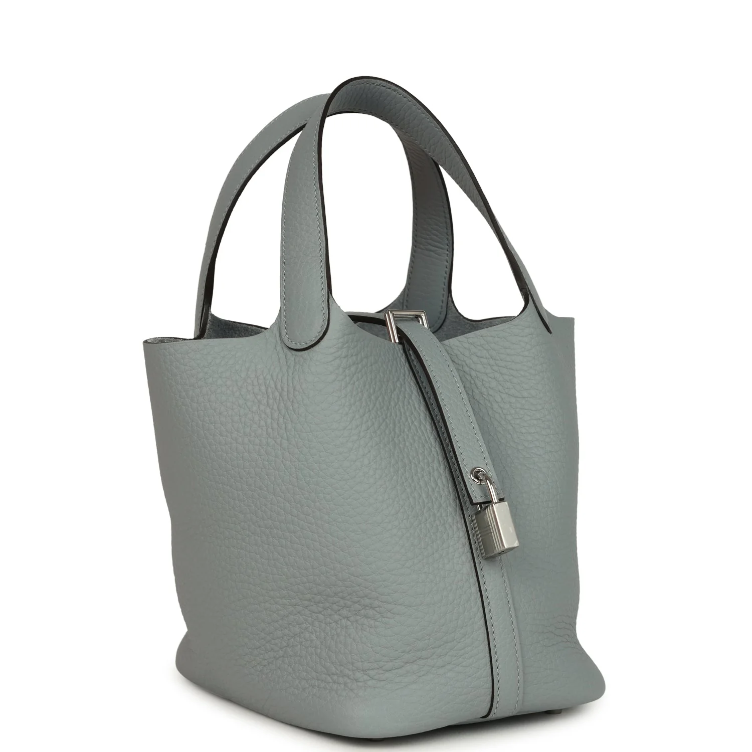 Hermes Picotin Lock  Gris Pantin Clemence Palladium Hardware