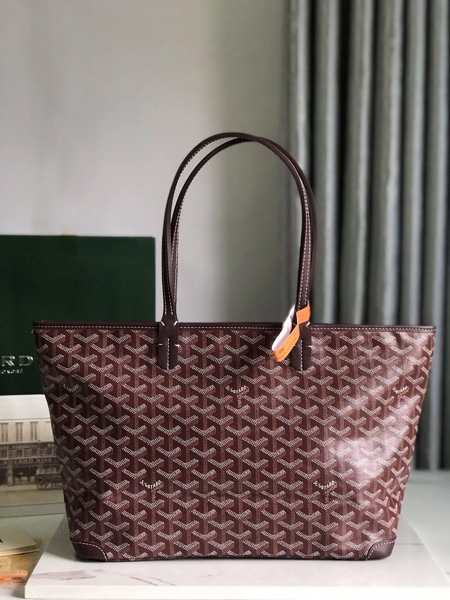 [TOP] Goyard Artois Bag 41-30x23.5x13cm - Dark Red - 711 Luxury