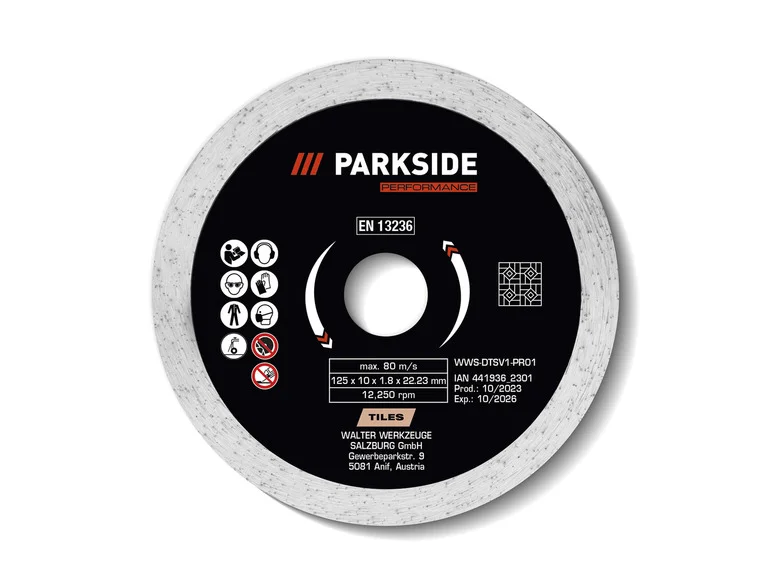PARKSIDE PERFORMANCE Disque à trononner,  125 mm