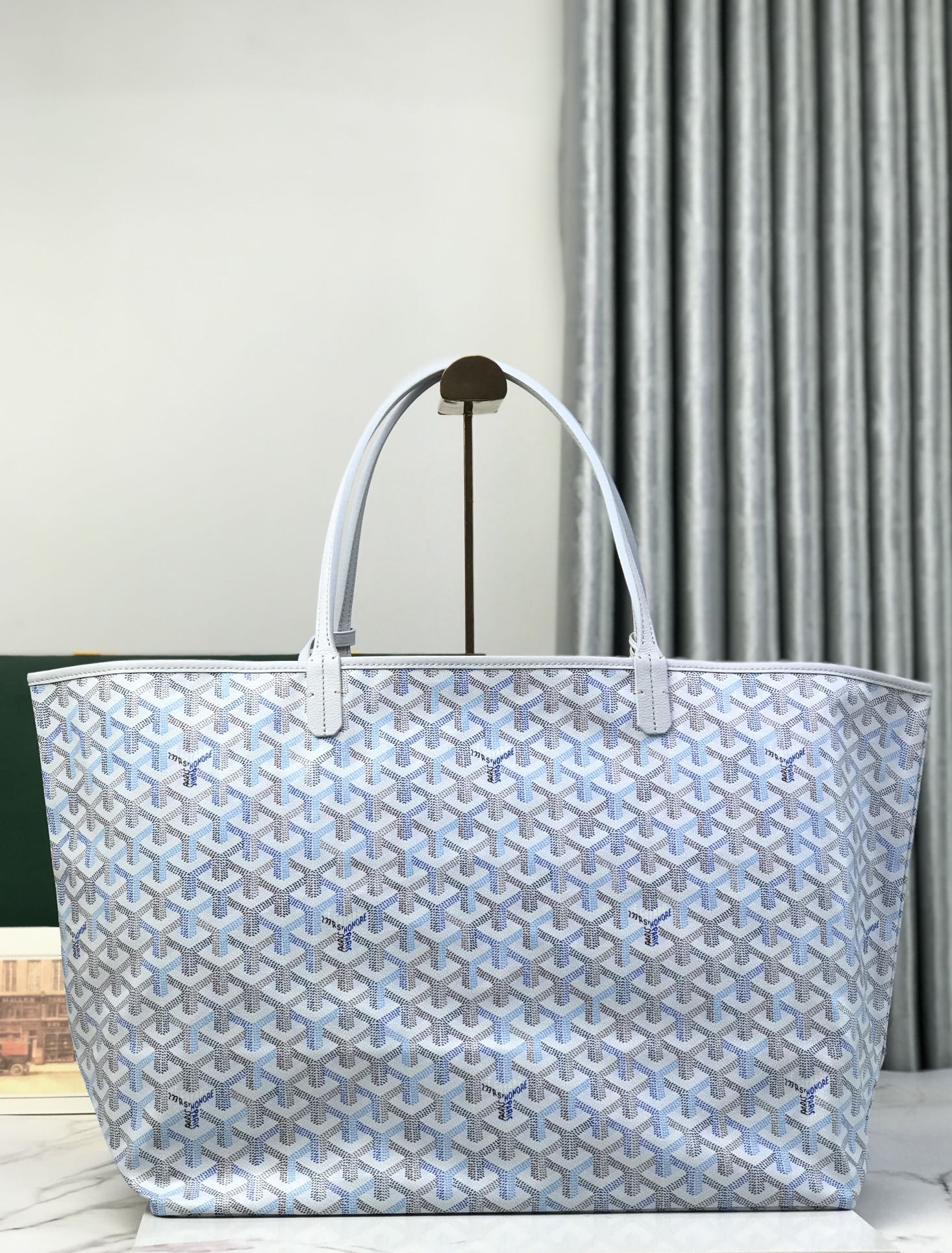 [TOP] Goyard Saint Louis Bag 40-20-32 CM - Blue - 711 Luxury