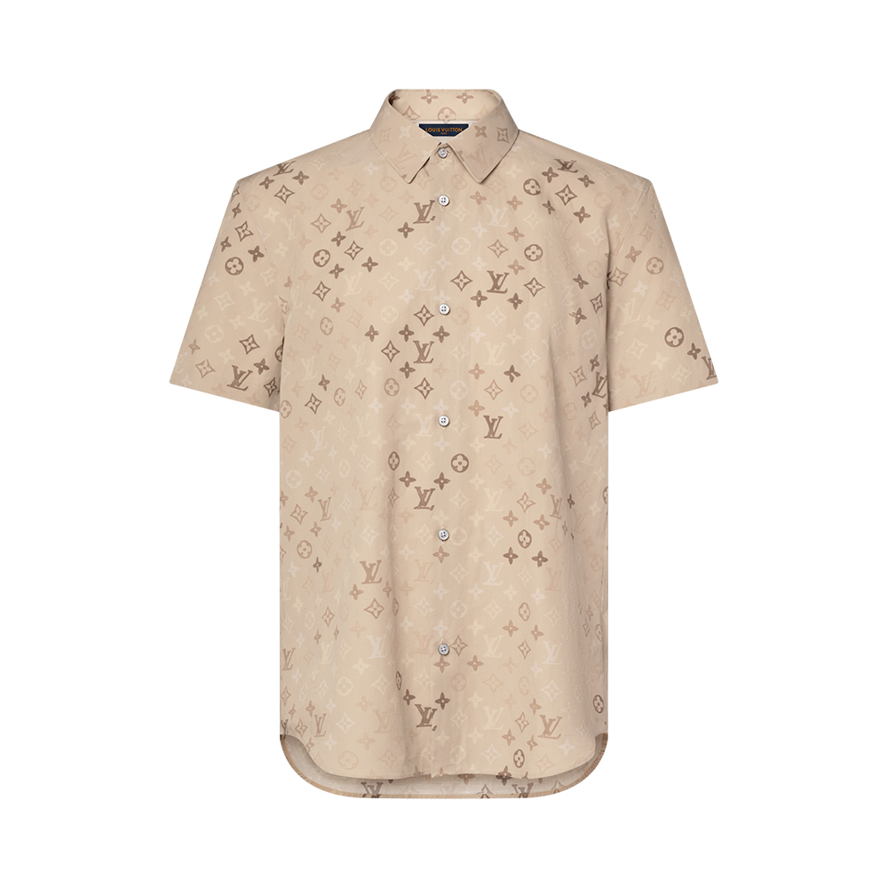LOUIS VUITTON Monogram Short-Sleeved Shirt #383440