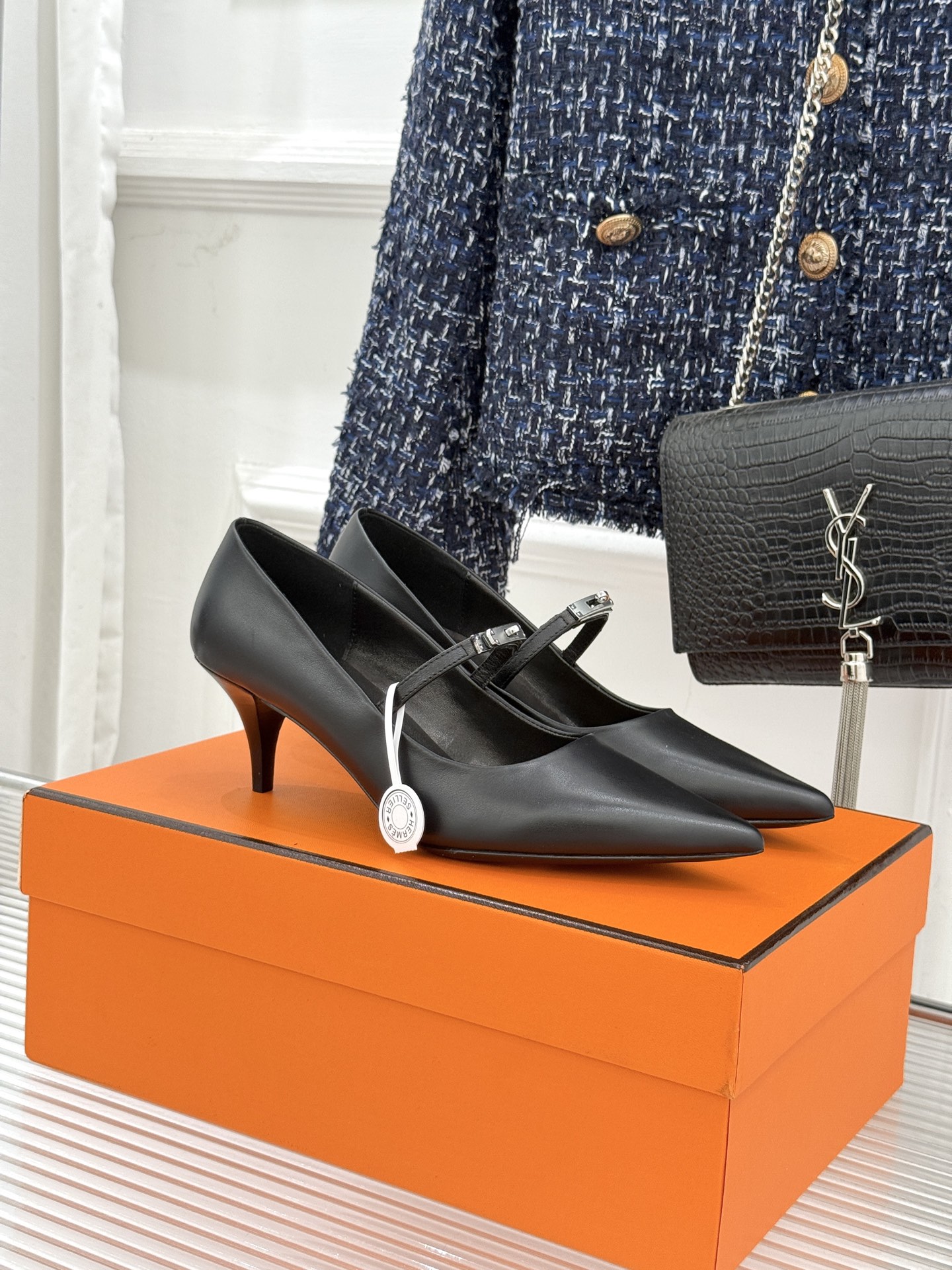 [TOP] HERMES Mary Jane Shoes - 4 Colors