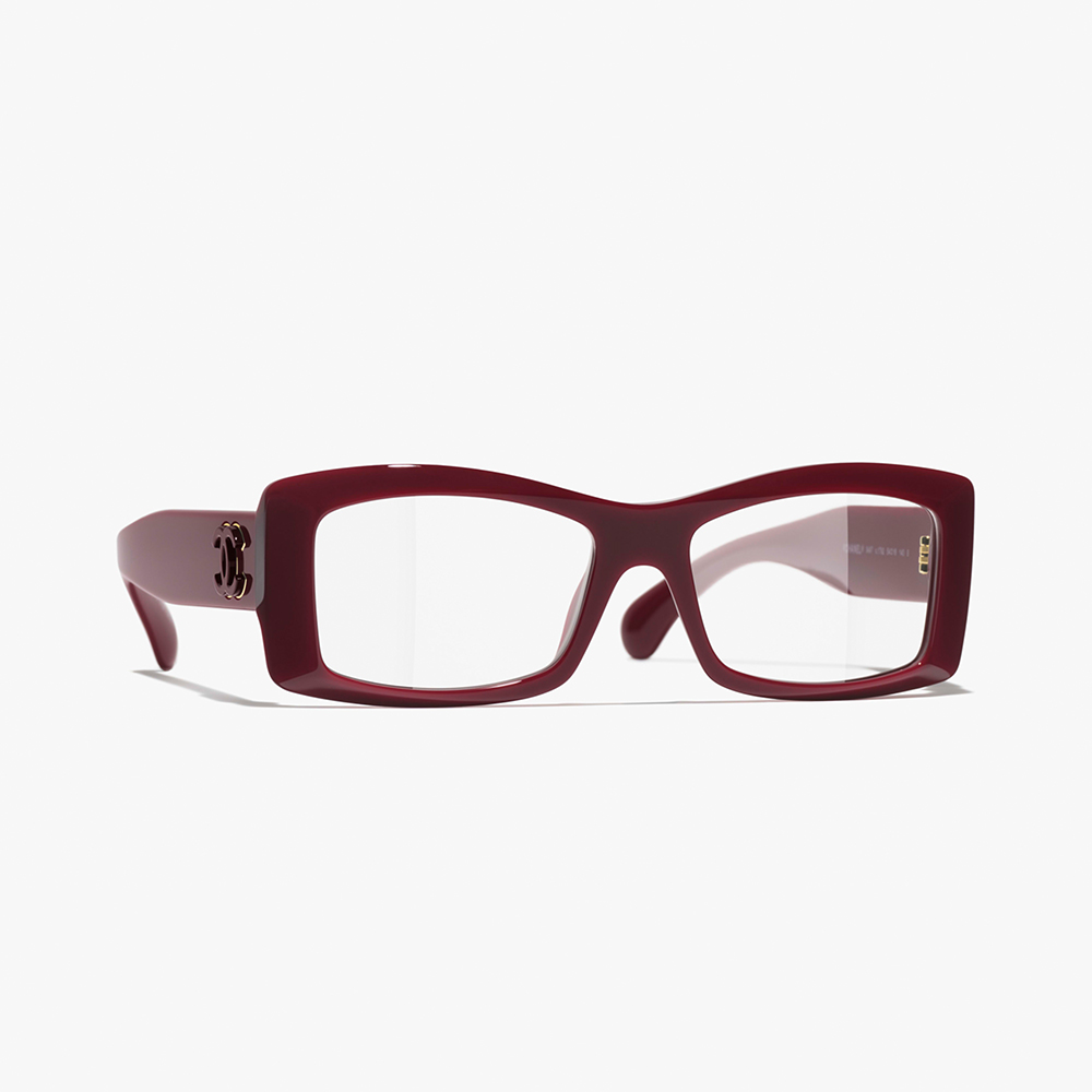 CHANEL Eyeglasses Rectangle Eyeglasses Acetate #384178
