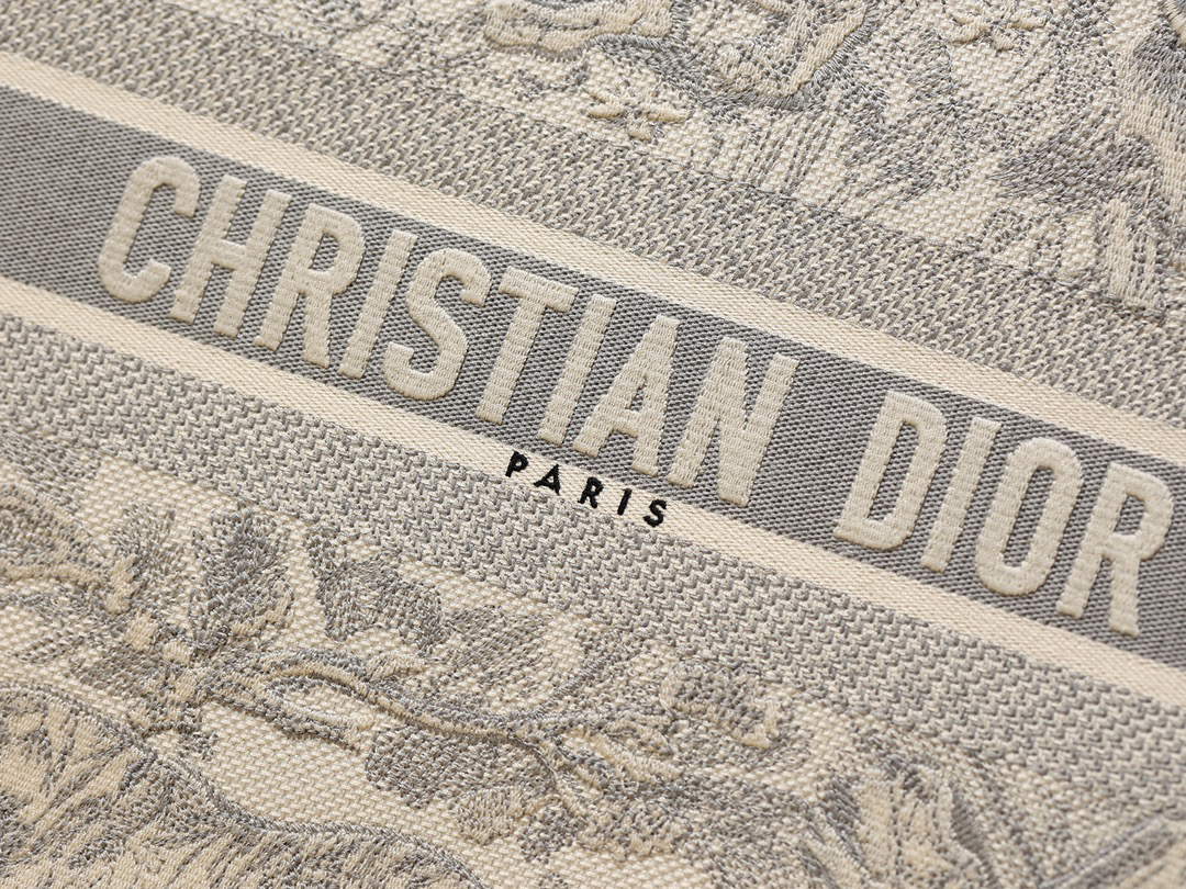 [TOP] Christian Dior Book Tote Bag 41.5x35x18cm - Gray