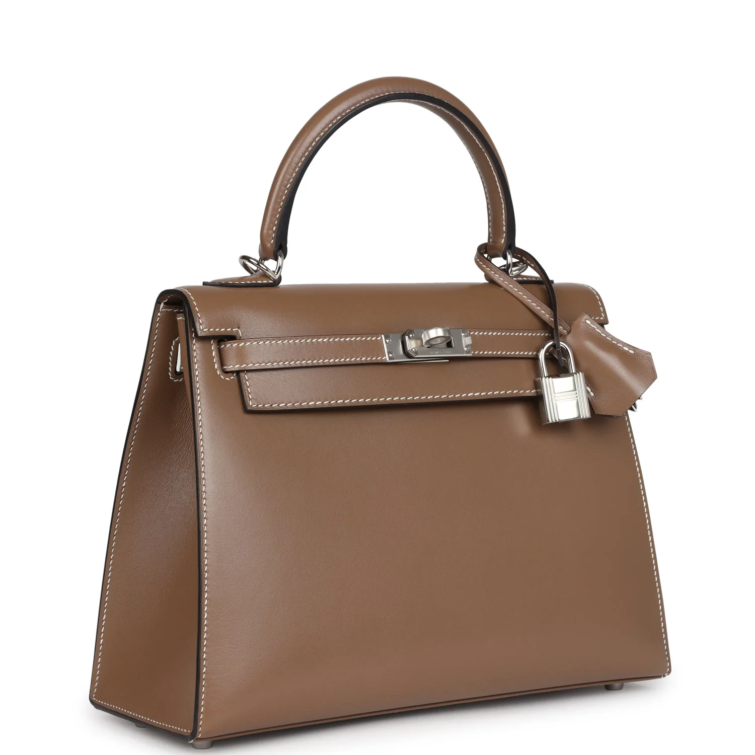 Hermes Kelly Sellier  Etoupe Tadelakt Palladium Hardware