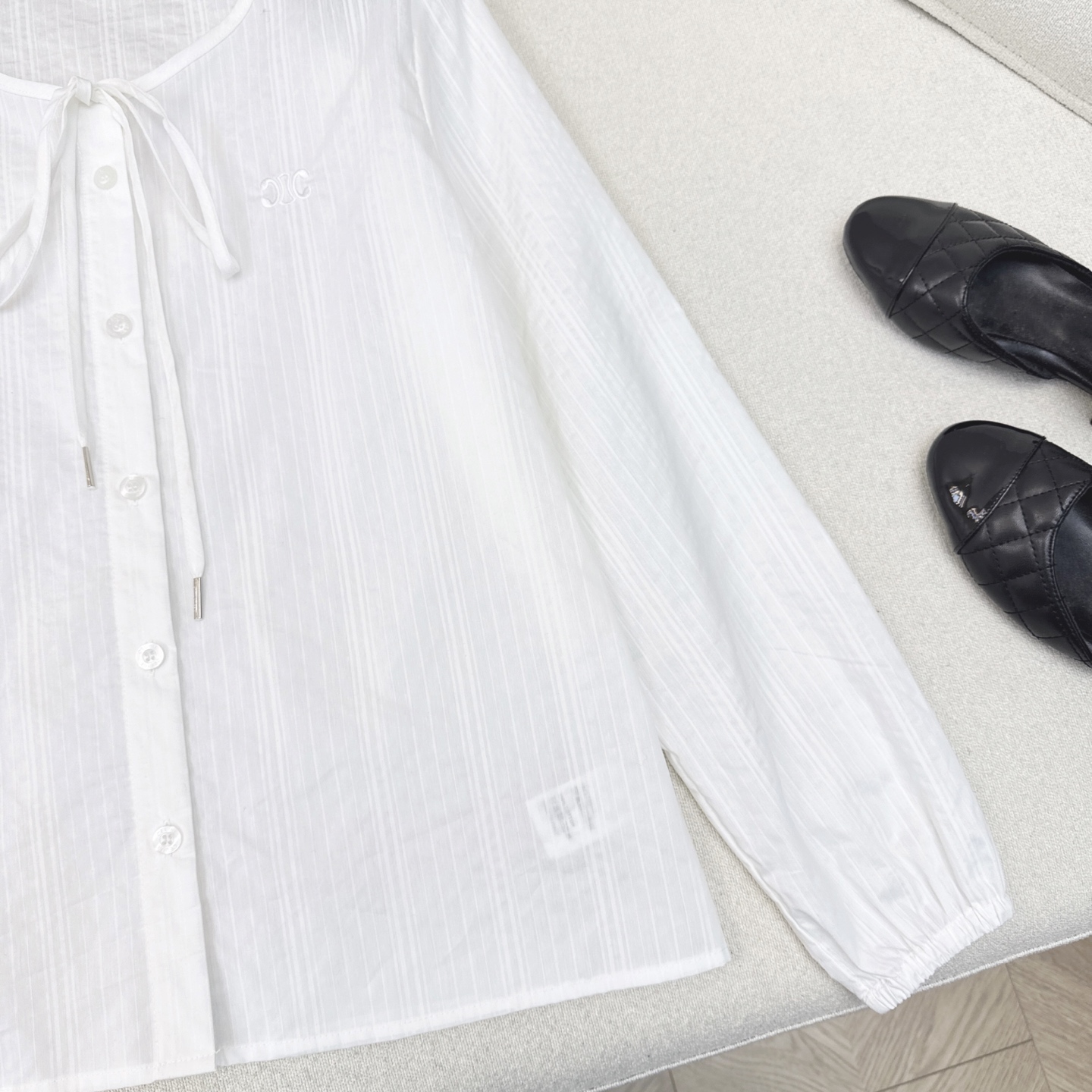 [TOP] CELINE  Shirt - White