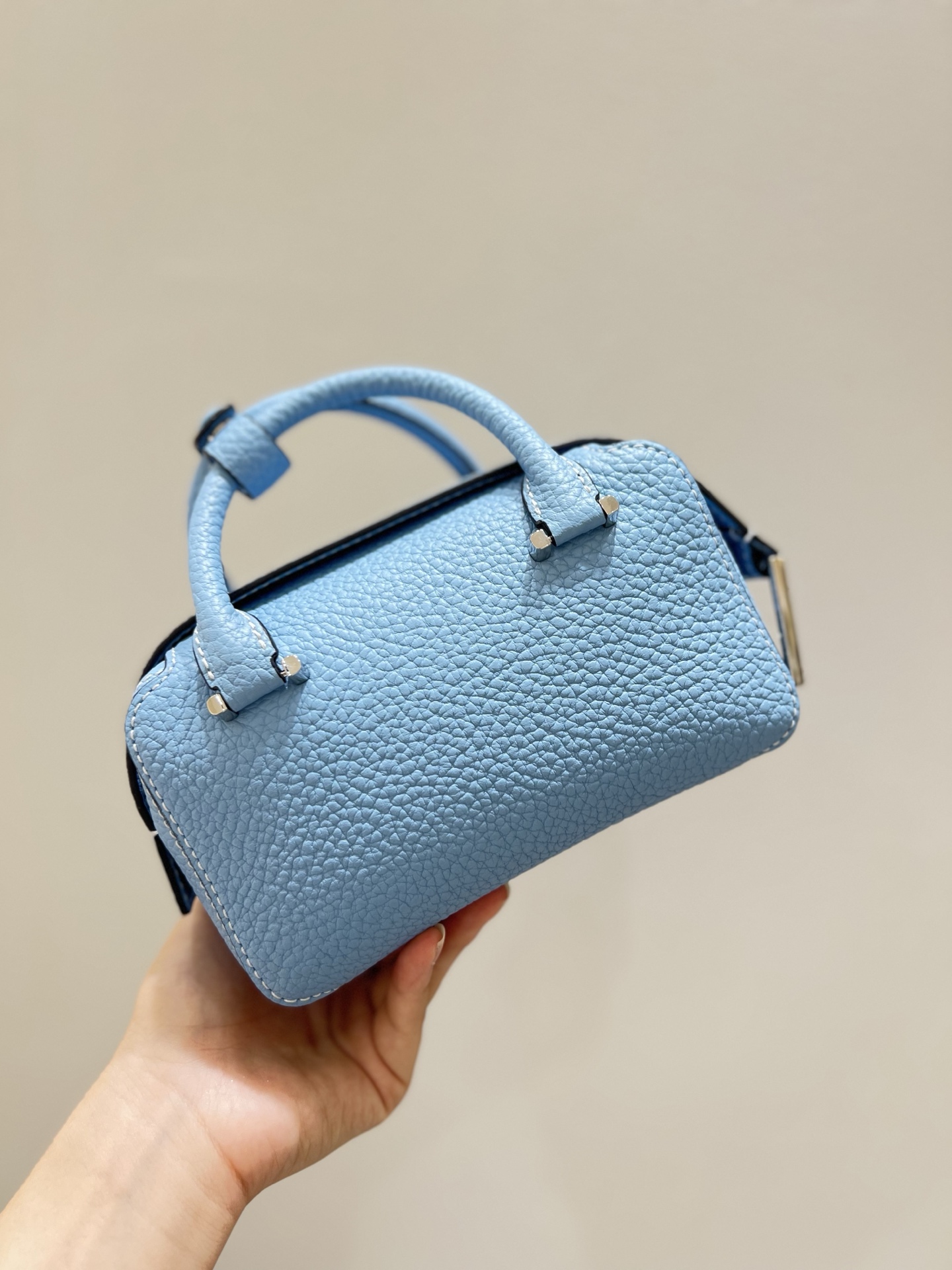[TOP] Delvaux Cool Box Nano Bag 16cm - Blue - 711 Luxury