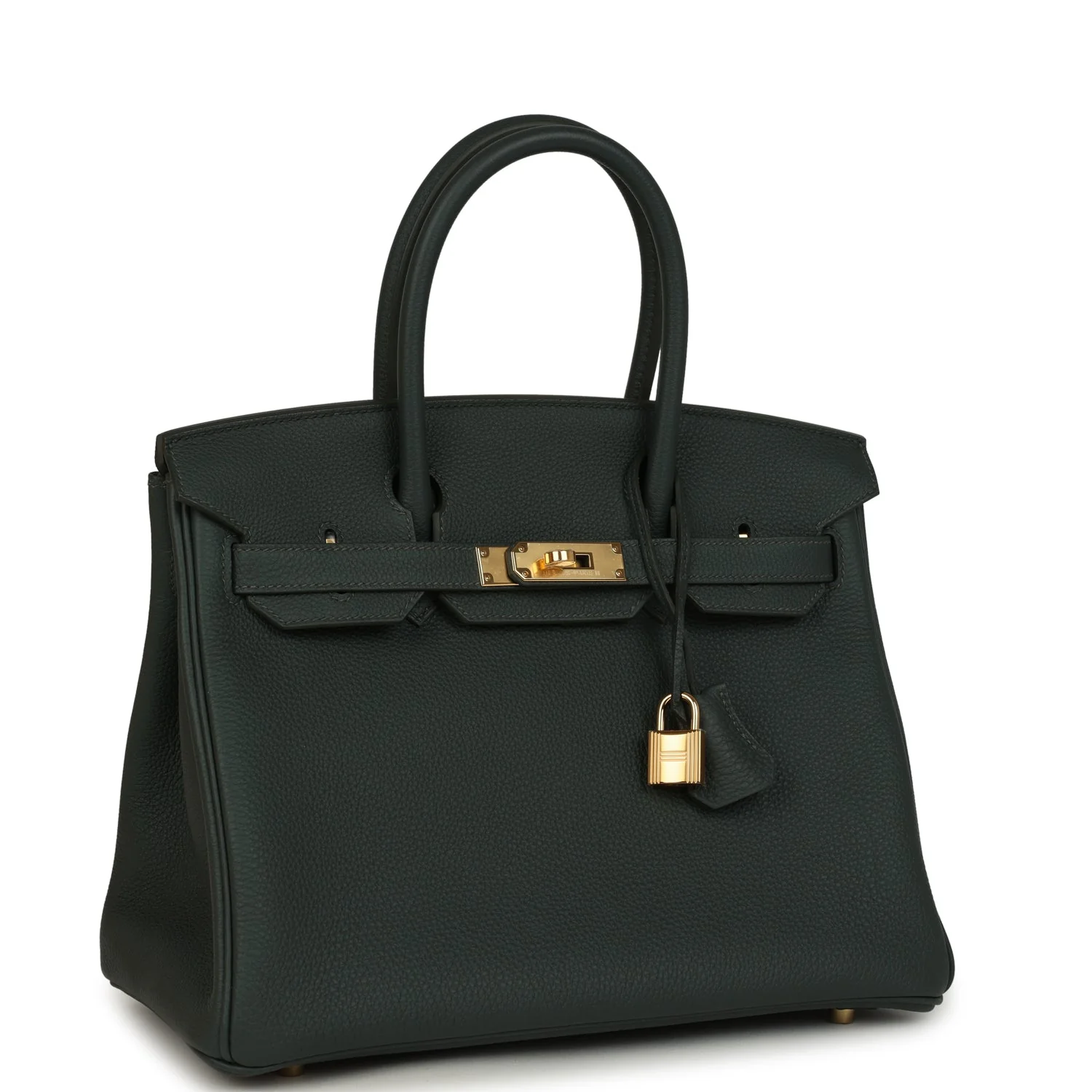 Hermes BirkinVert Mangrove Togo Gold Hardware