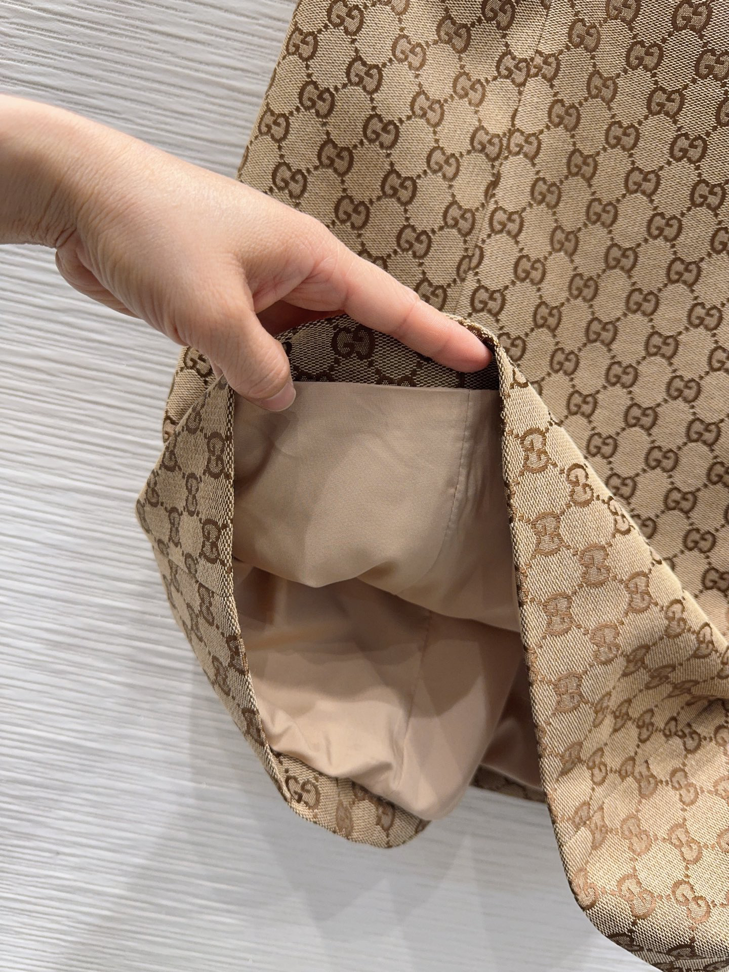 [TOP] GUCCI Jacquard Dress -Brown