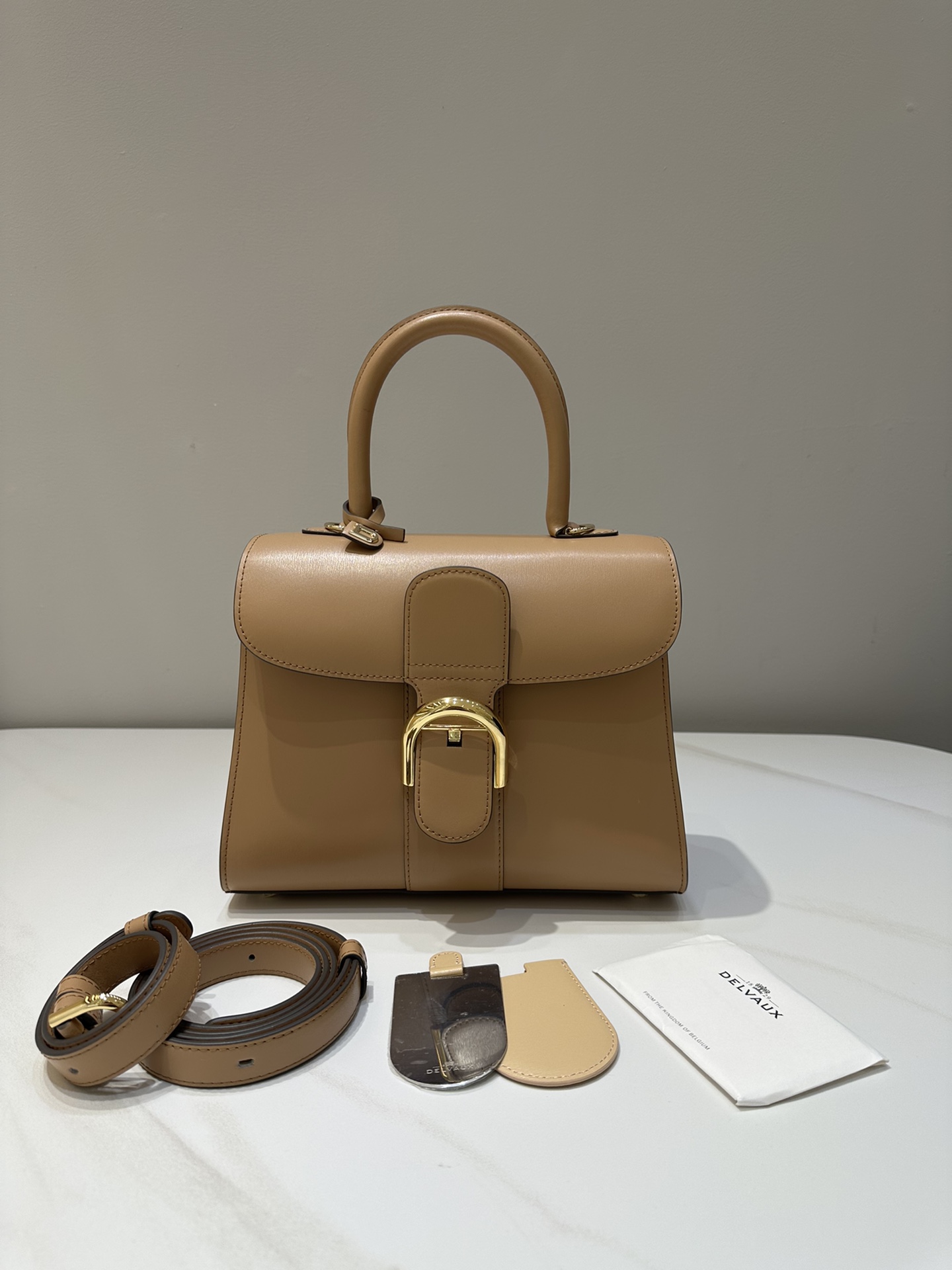 [TOP] Delvaux Brillant Bag Box Leather 24x12x19cm - Brown - 711 Luxury
