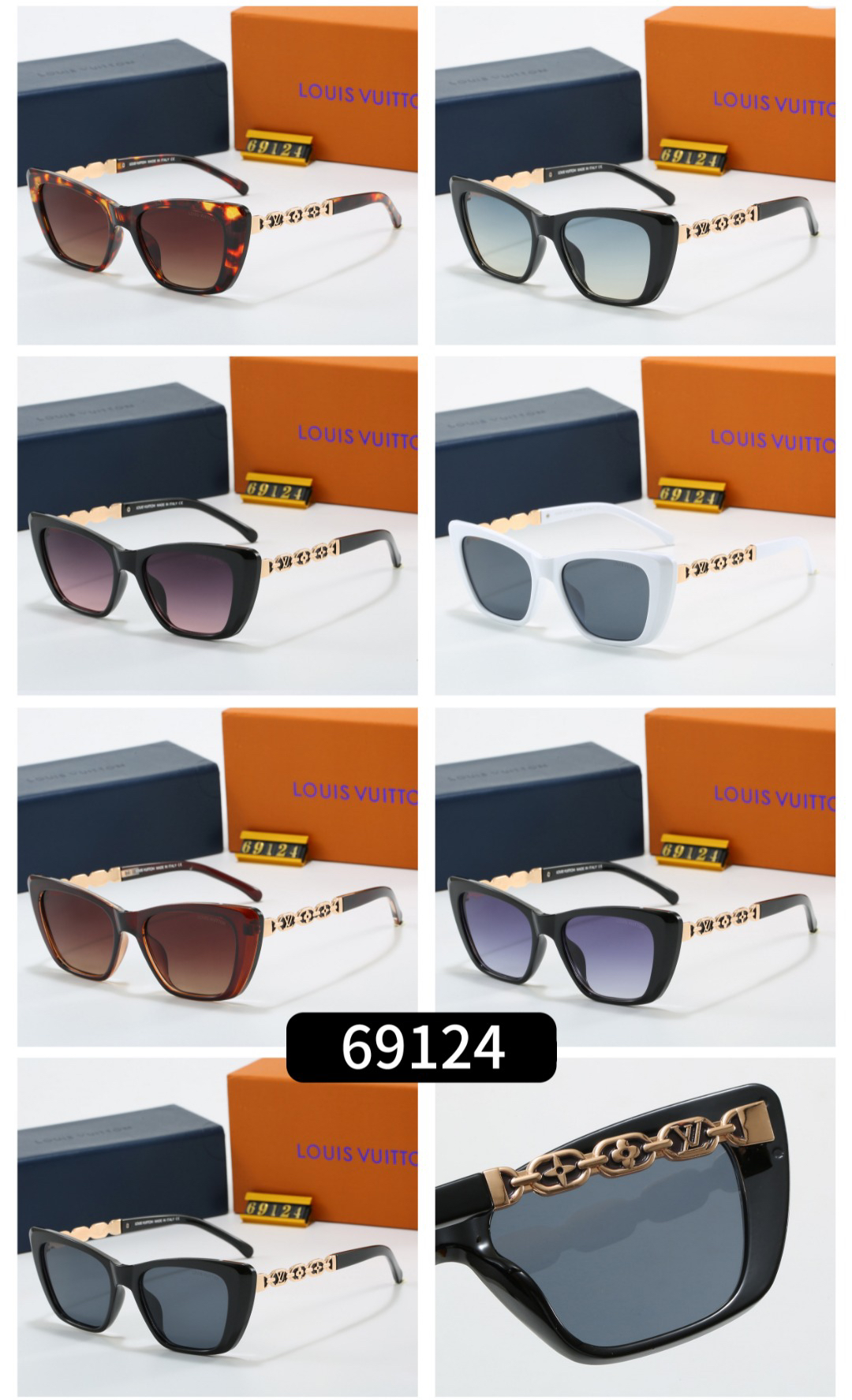 [TOP] Louis Vuitton LV Sunglasses - 7 Colors - 711 Luxury