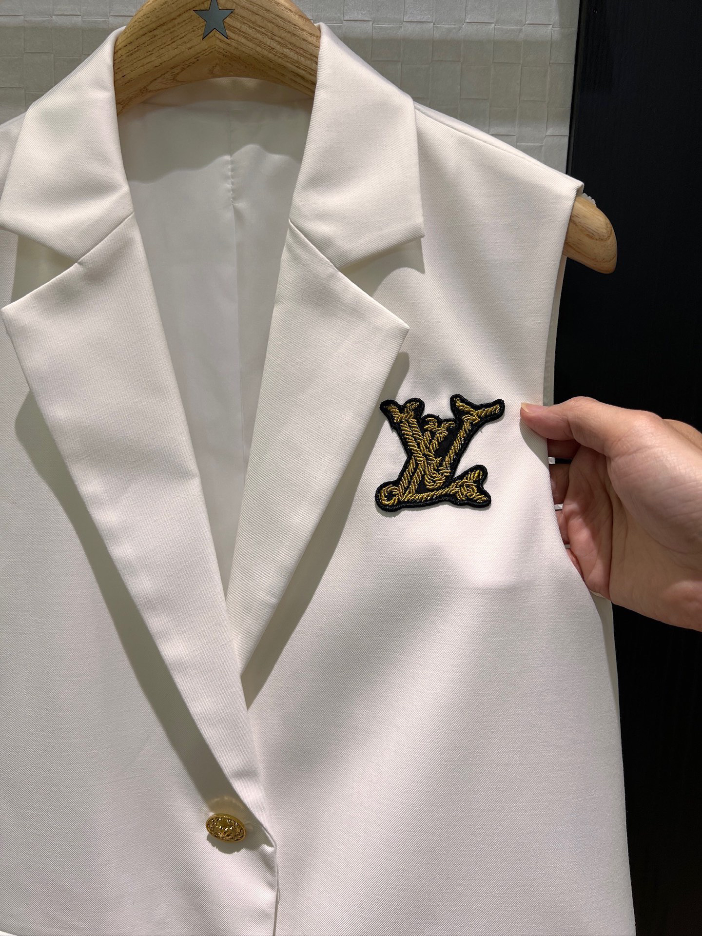 [TOP] Louis Vuitton LV Vest + Skirt Set - 2 Color