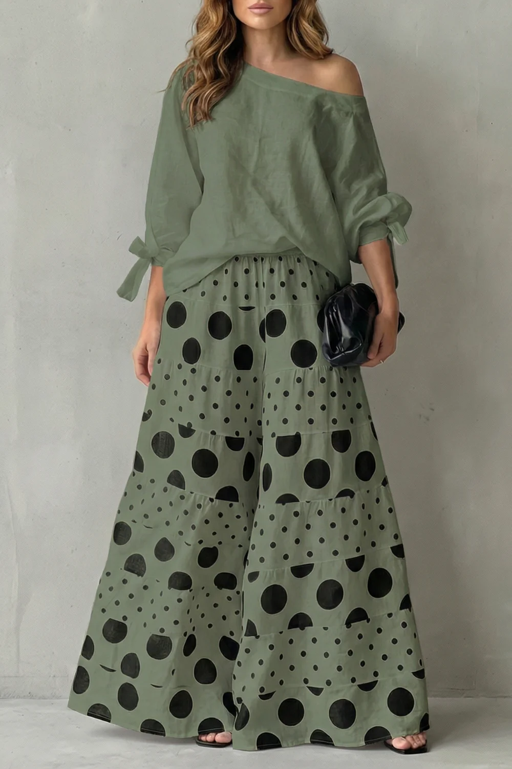 Polviera – Playful polka flow – Two piece set