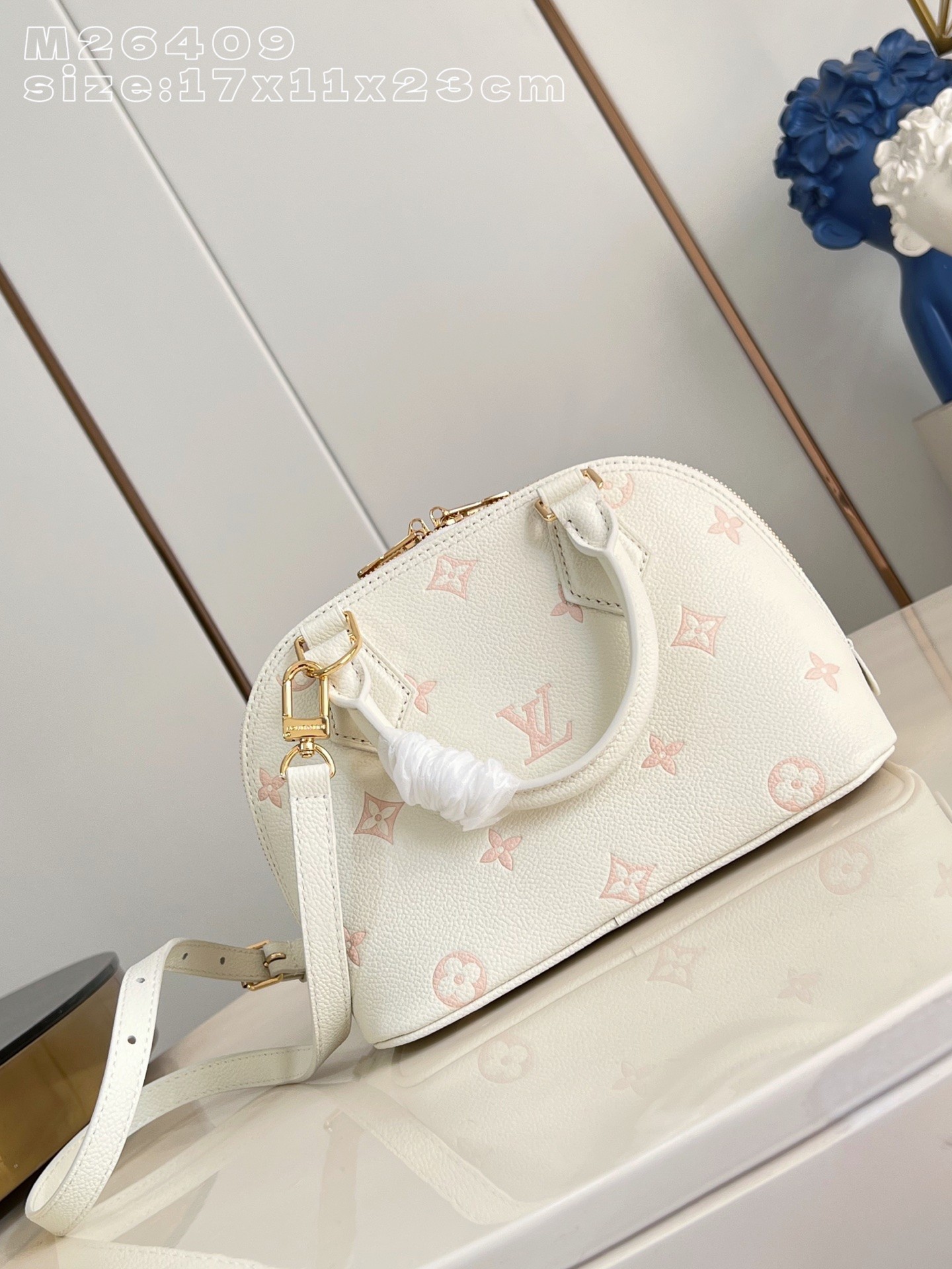 [TOP] Louis Vuitton LV Alma BB Bag 17.5 x 11.5 x 23.5cm - Beige