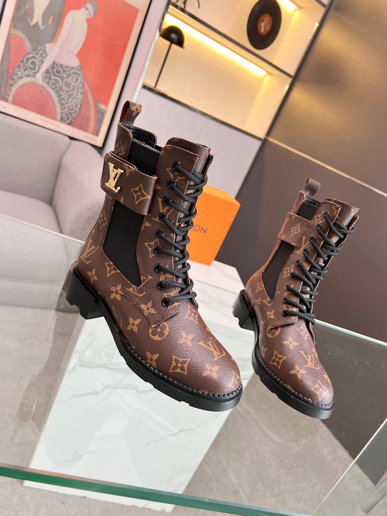 [TOP] Louis Vuitton LV Boots - Brown - 711 Luxury