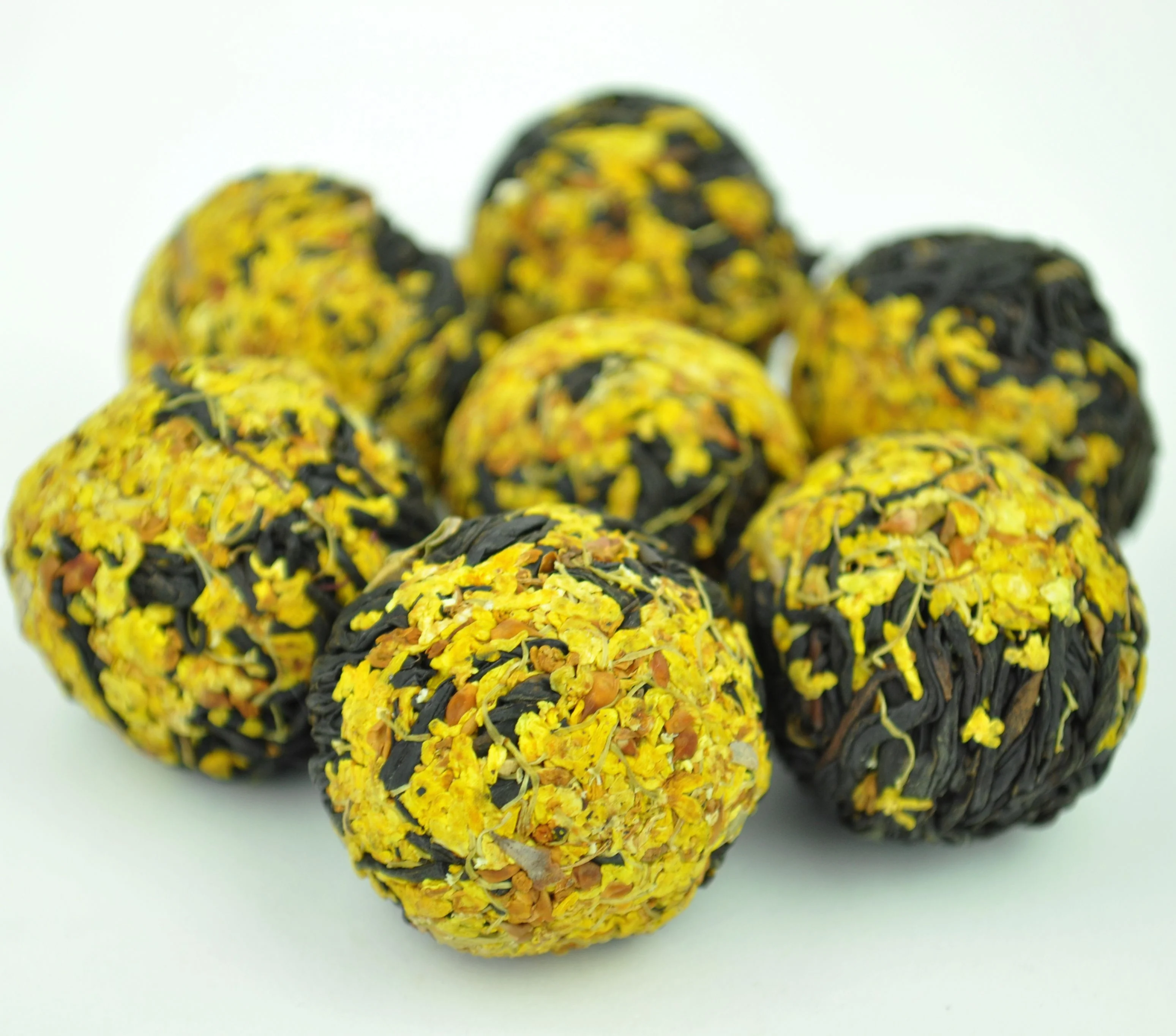 Osmanthus Flower and Yi Mei Ren Black Tea Dragon Ball