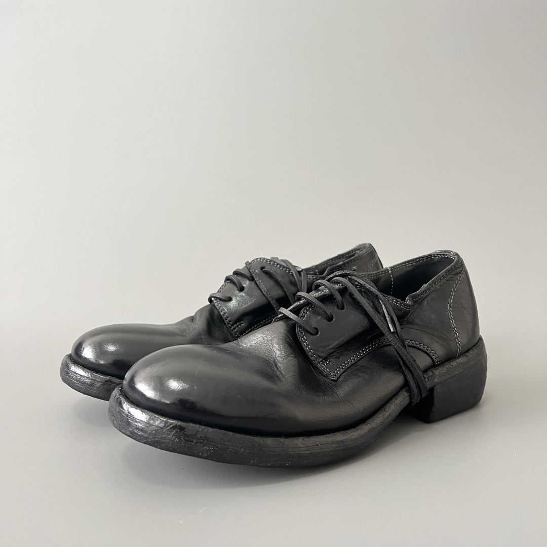 Designer Shoes Guidi Round Toe Derby Shoes #190345 | Nigo Office