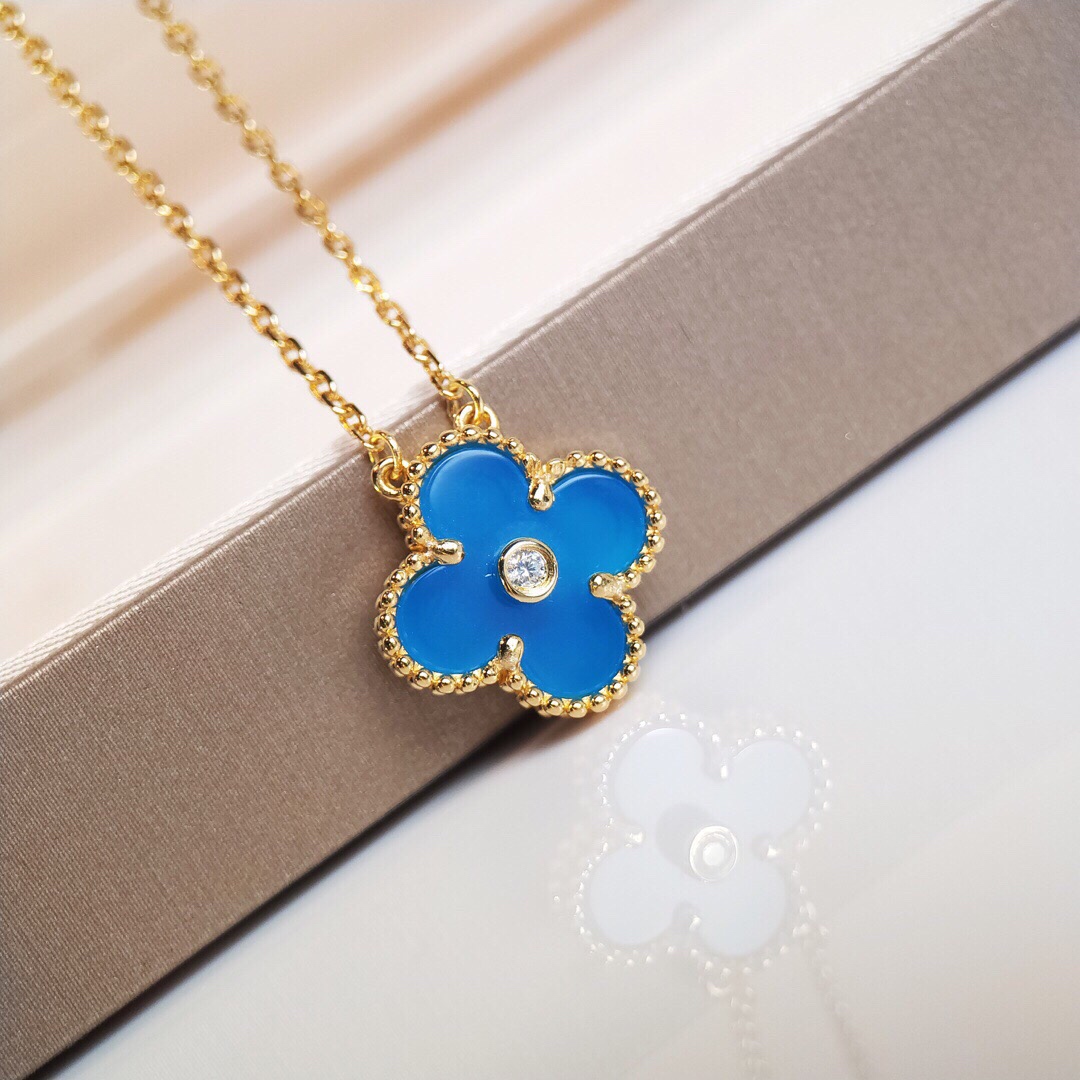 [TOP] Van Cleef & Arpels VCA Vintage Alhambra Necklace - Gold - 711 Luxury