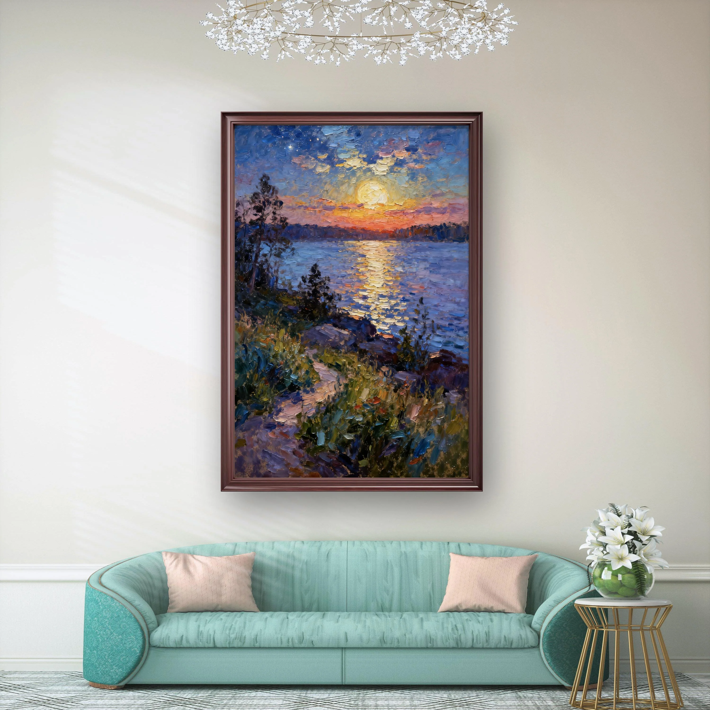 Water and Sky in One Color