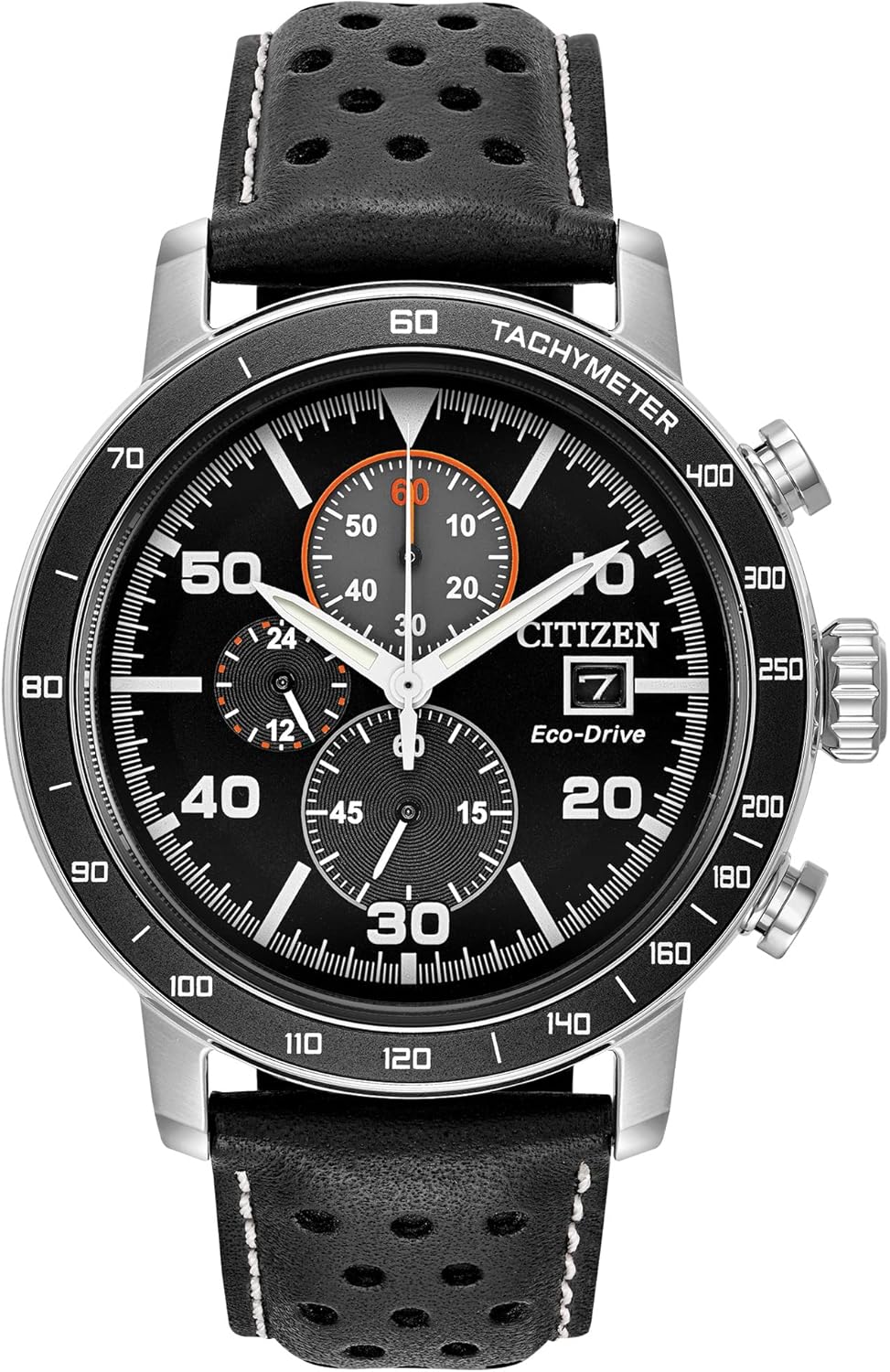 Citizen Men's Eco-Drive Weekender Brycen Chronograph Watch in Stainless Steel