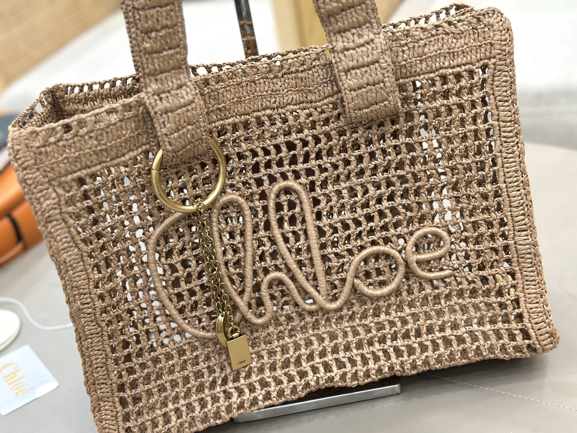 [TOP] Chloe Summer Banana Bag 37*26*13.5cm - Khaki - 711 Luxury