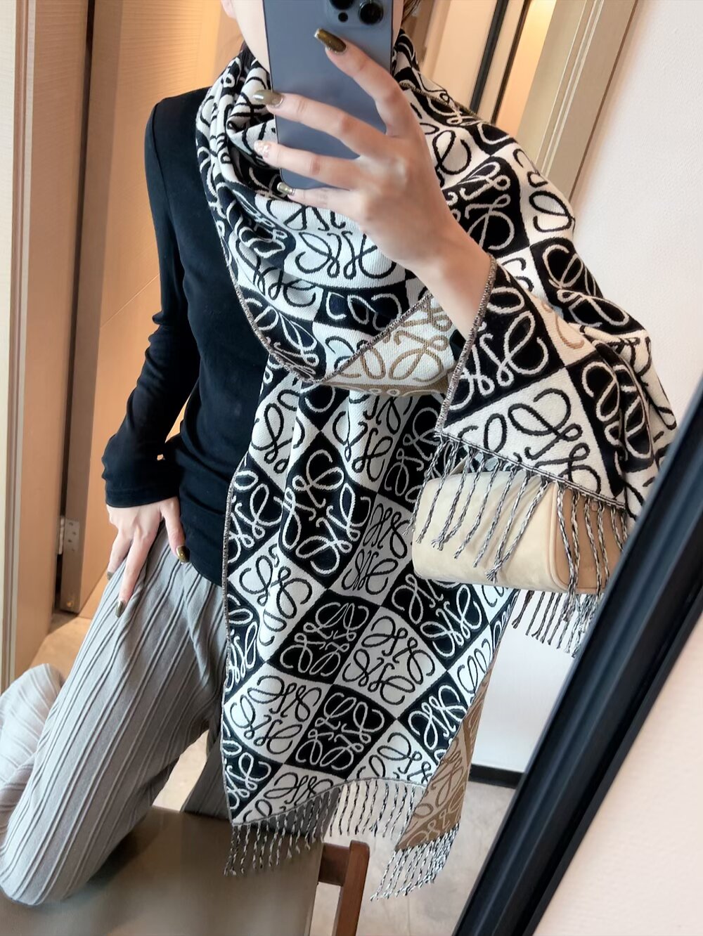 [TOP] LOEWE Wool Scarf 180✖️45cm- 2 Colors