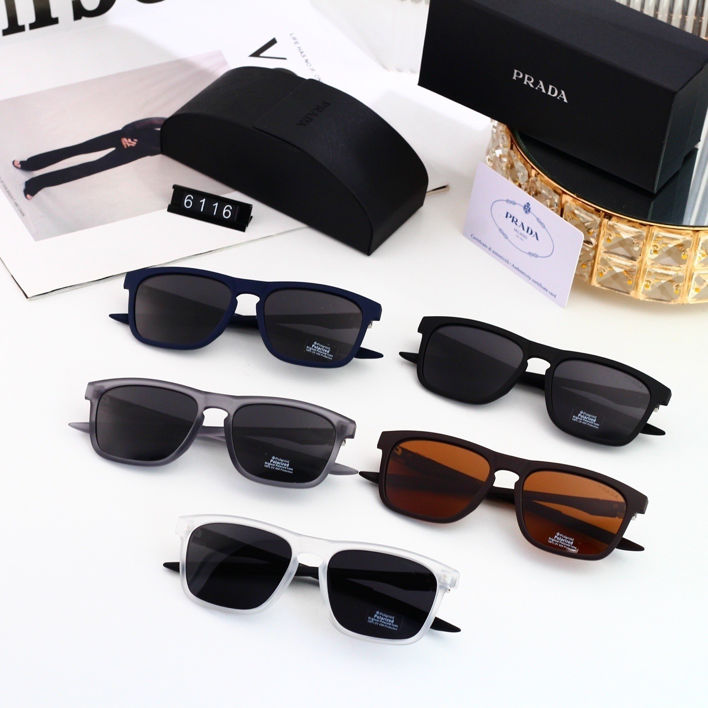 [TOP] PRADA Sunglasses - 5 Colors - 711 Luxury